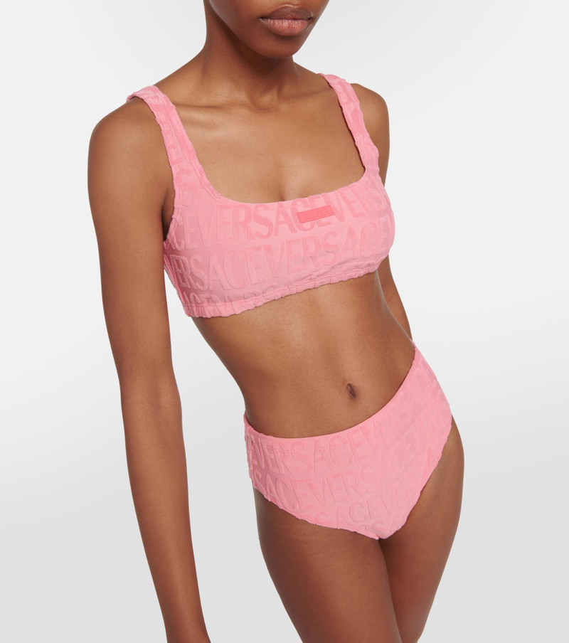 VERSACE La Greca jacquard bikini bottoms outlook