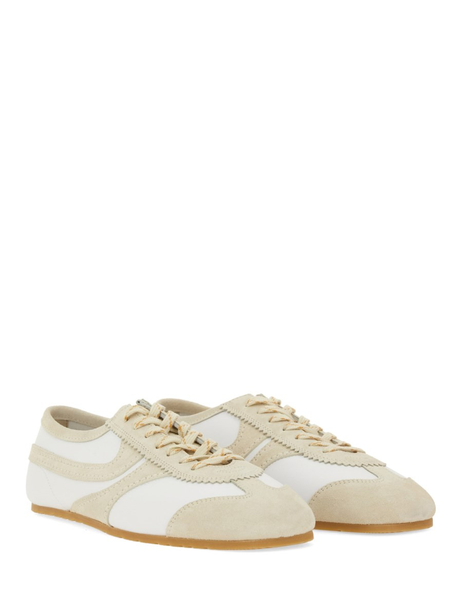 LEATHER AND SUEDE SNEAKER - 2