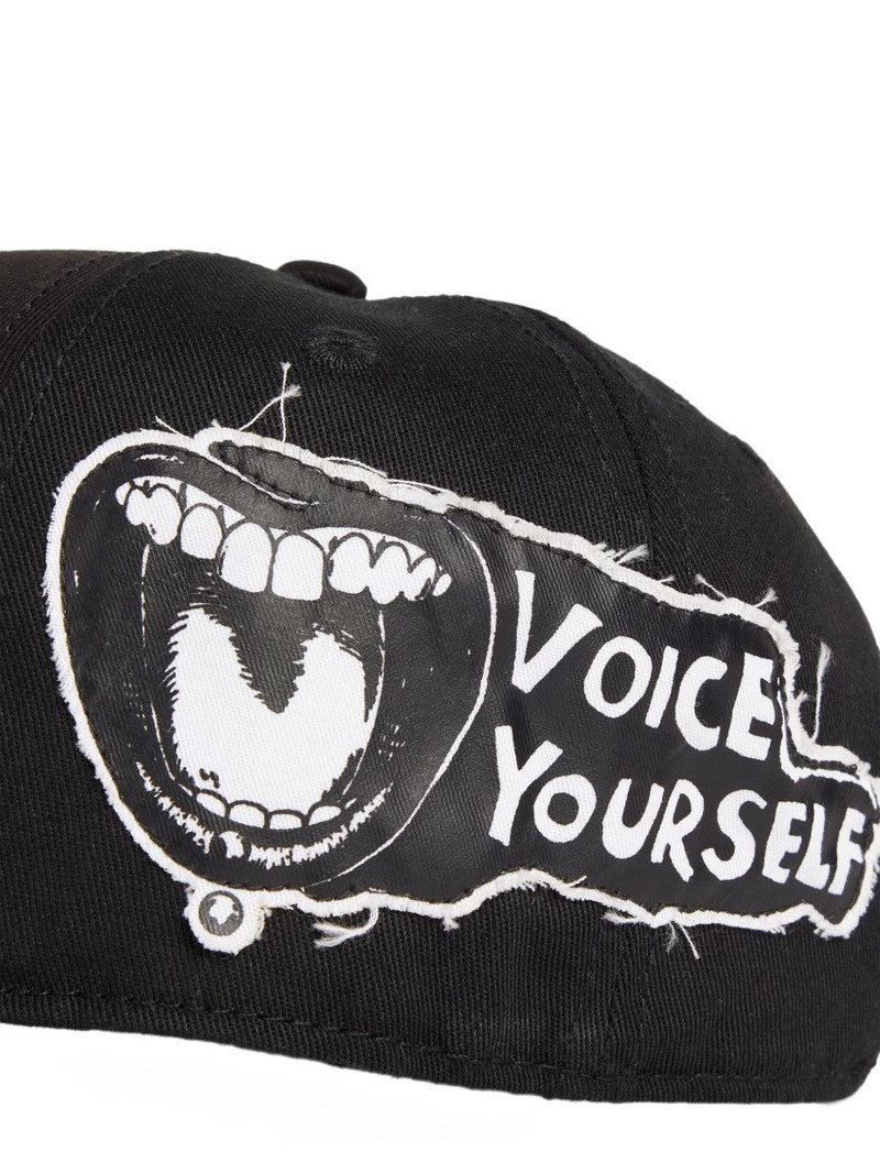 slogan-print baseball cap 3