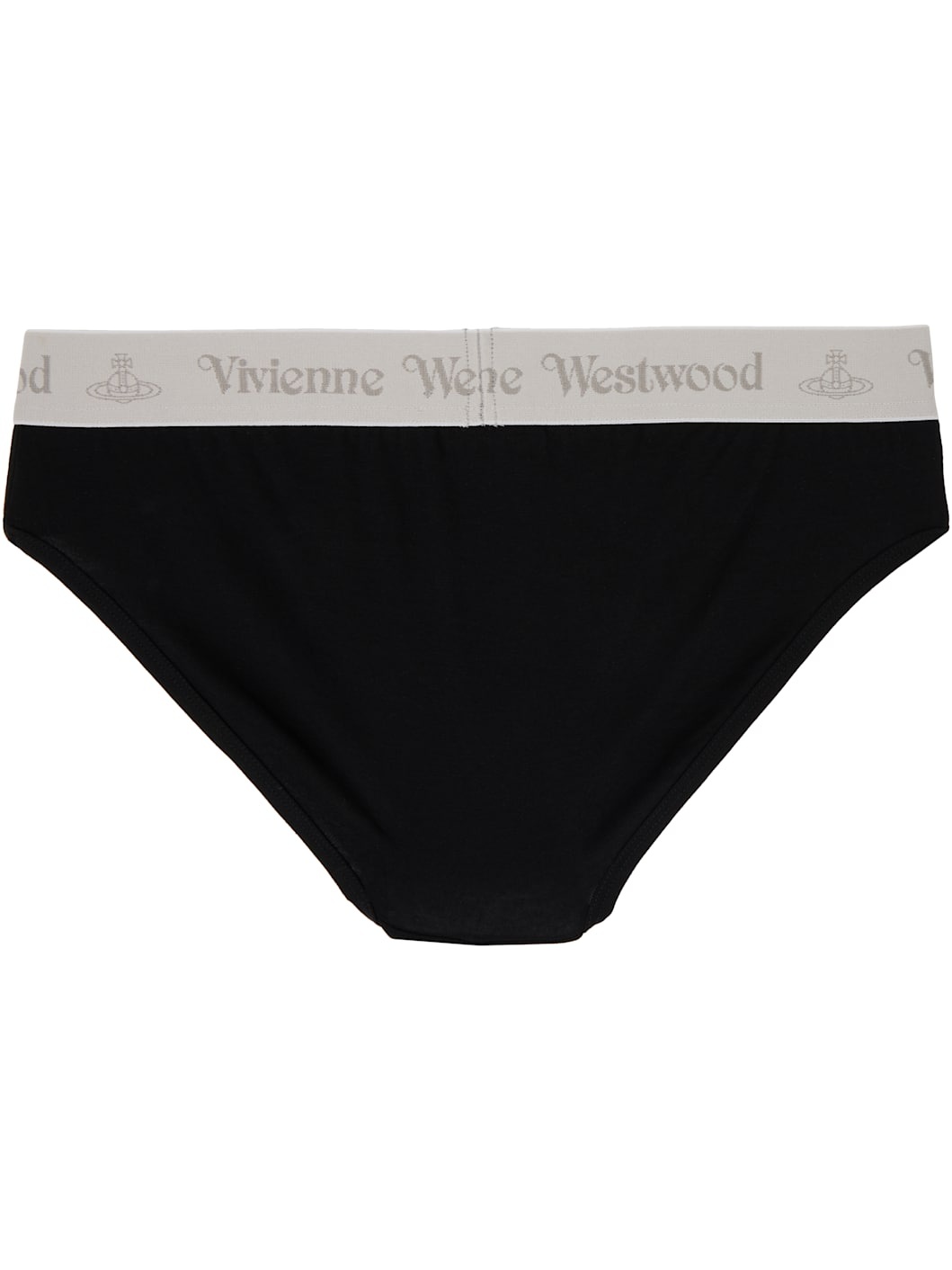 Three-Pack Multicolor & Gray Band Slip Briefs - 7