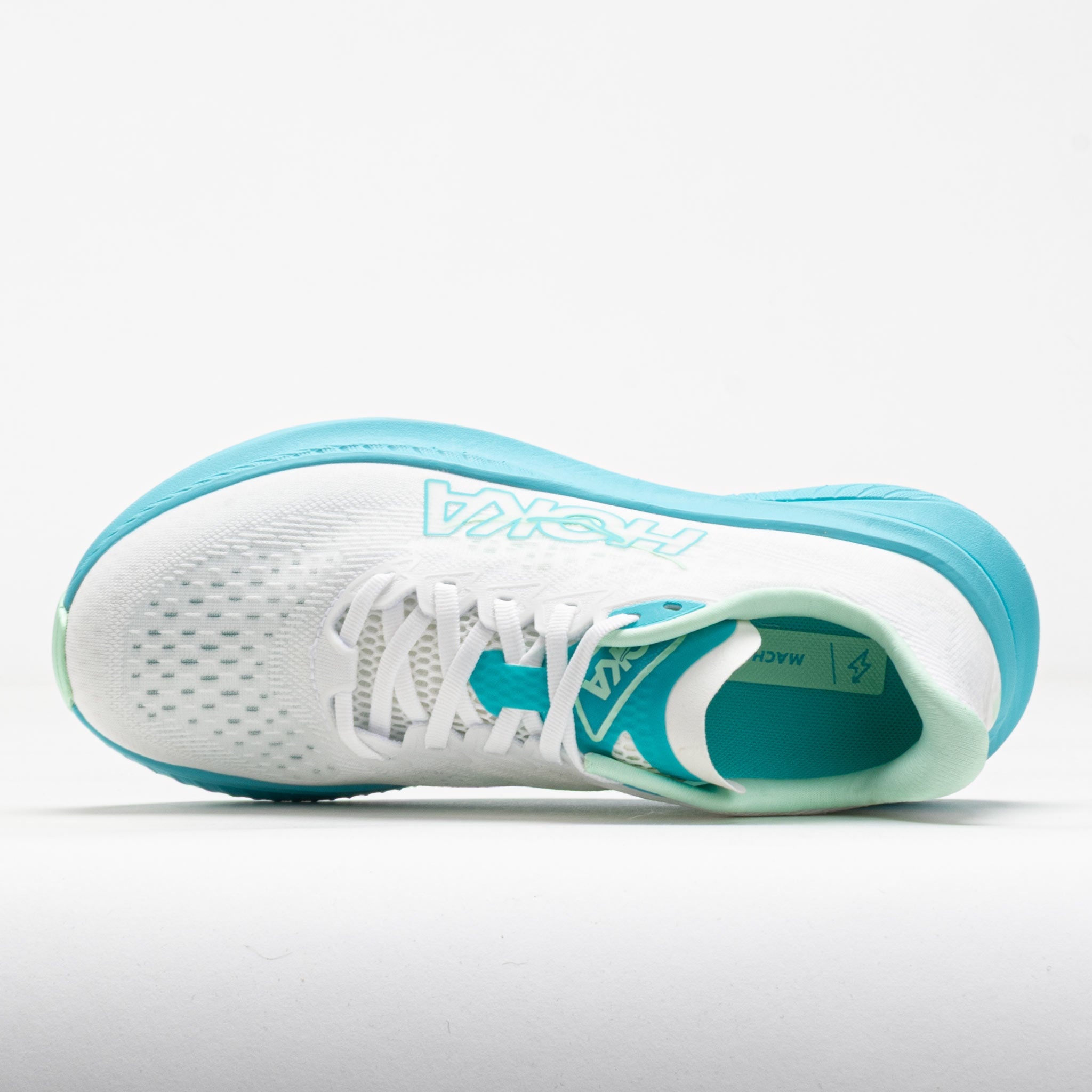 HOKA Mach 6 Women's White/Cielo Blue - 3