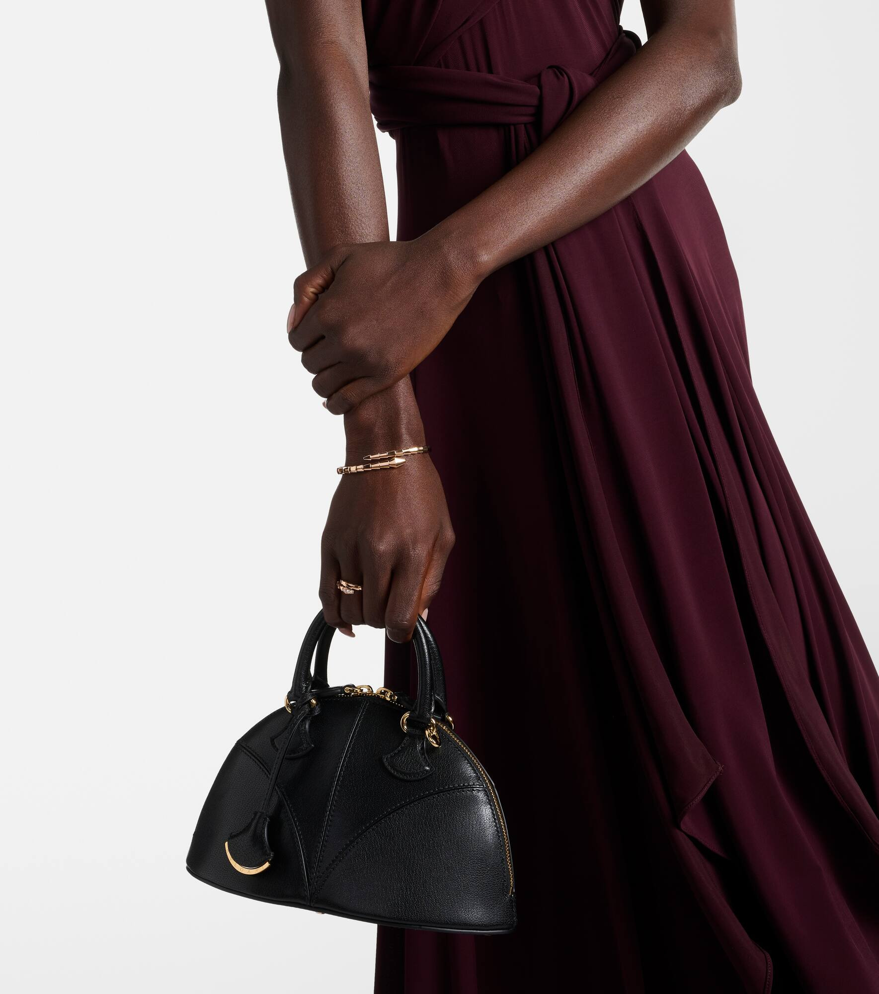 Marquise Small leather tote bag - 5