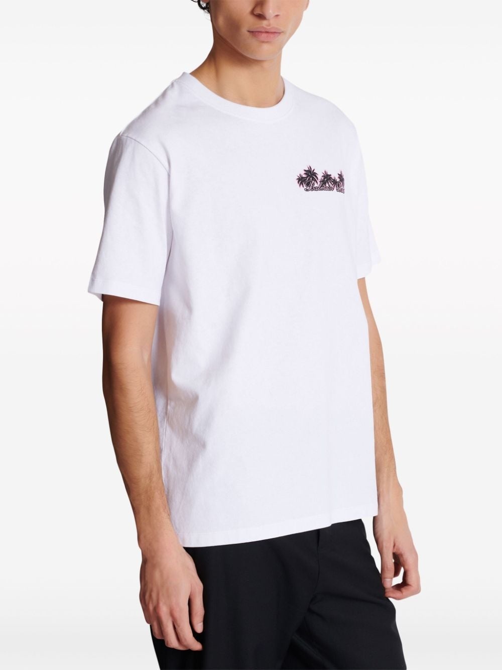 Club-print cotton T-shirt - 3