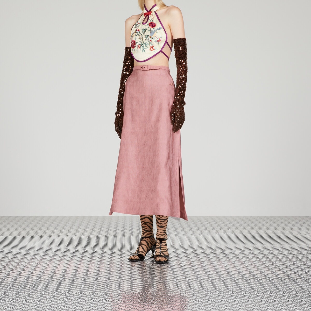Silk wool skirt - 5