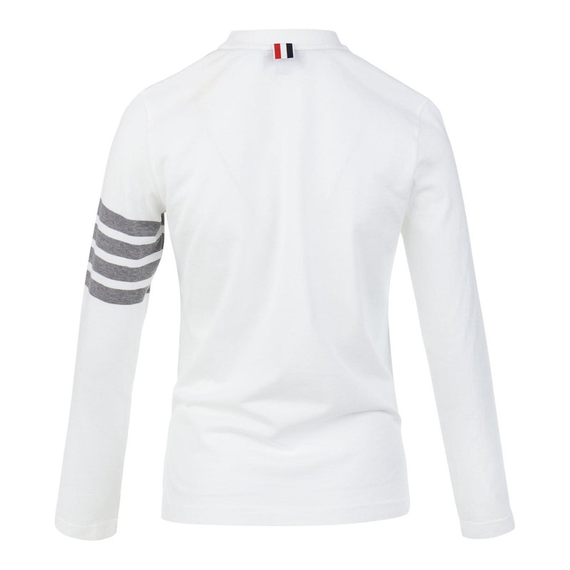 Thom Browne Jersey 4-Bar Long Sleeve Tee Women outlook