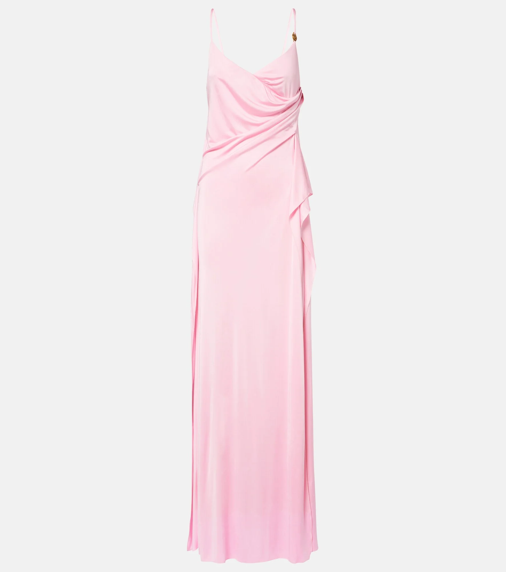 Medusa gathered jersey gown - 1