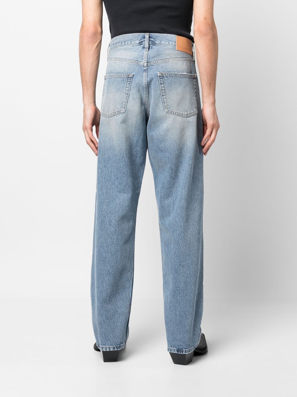 organic-cotton denim pants - 4