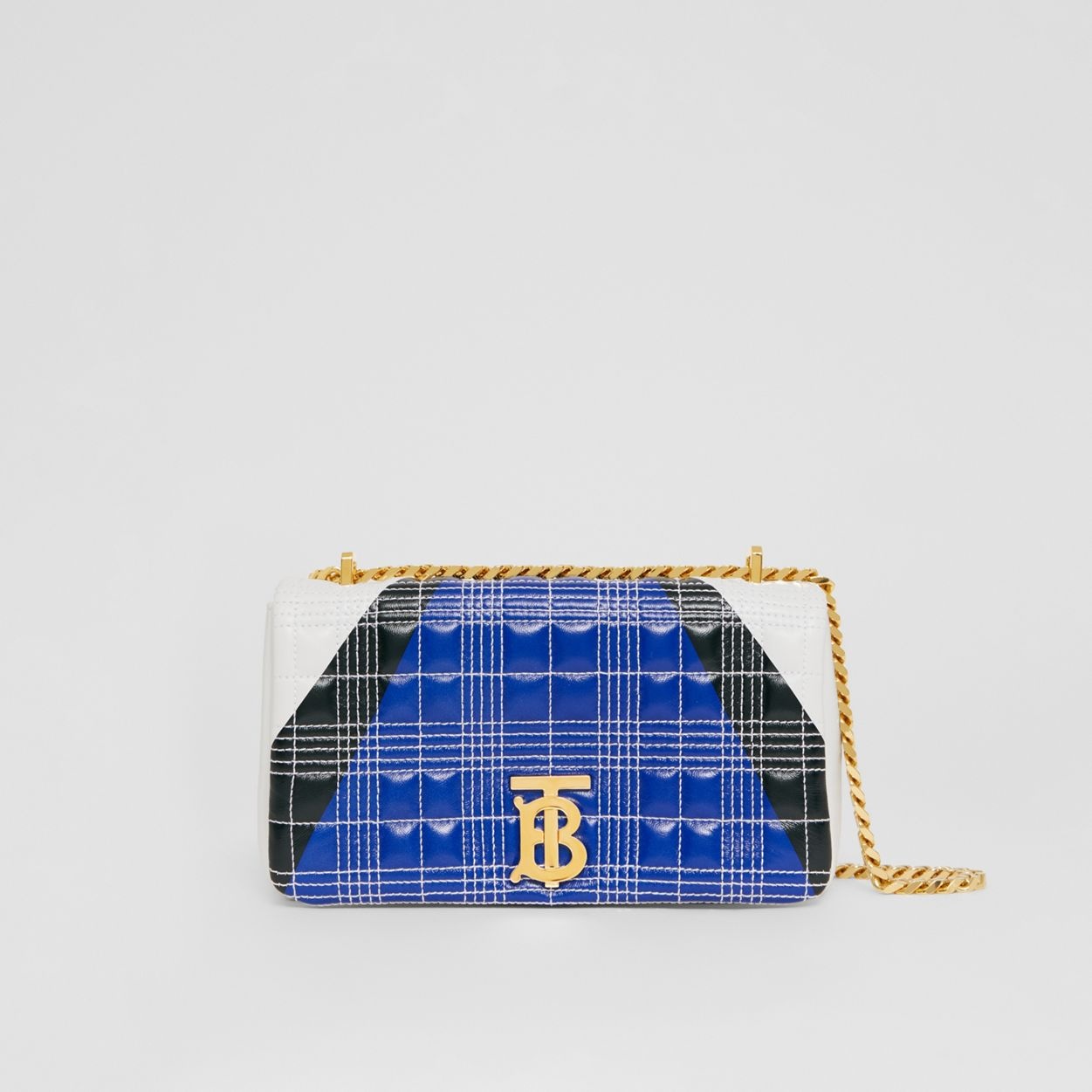 Small Geometric Print Quilted Lambskin Lola Bag - 1