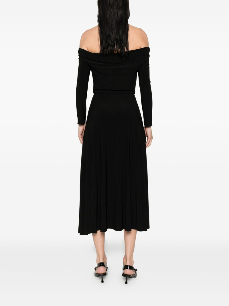 three-quarter sleeve midi dress 4