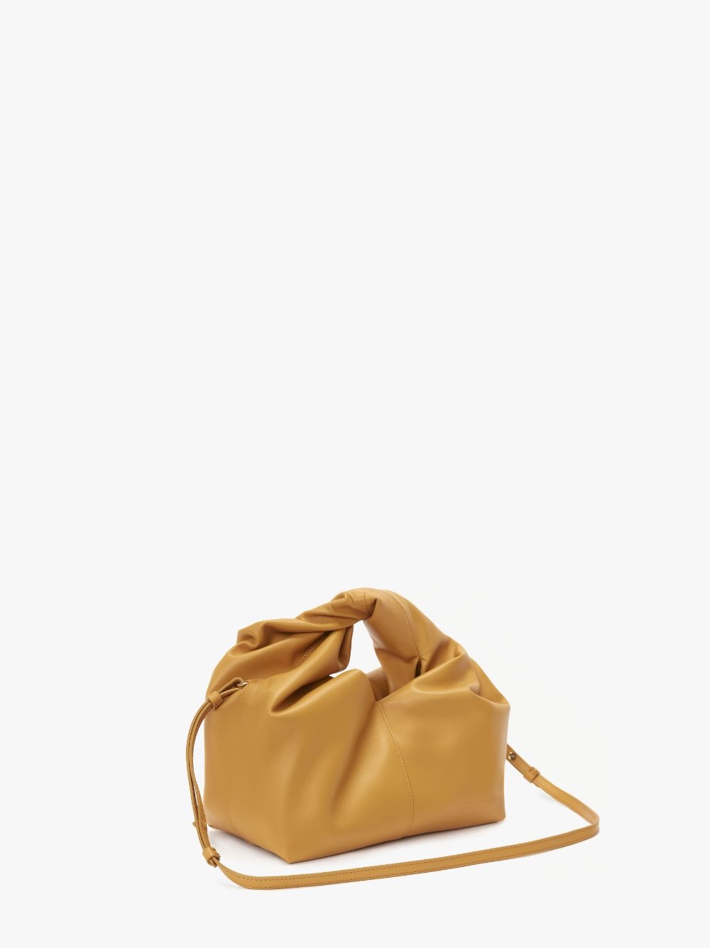 MINI TWISTER HOBO WITH STRAP - LEATHER CROSSBODY BAG - 2