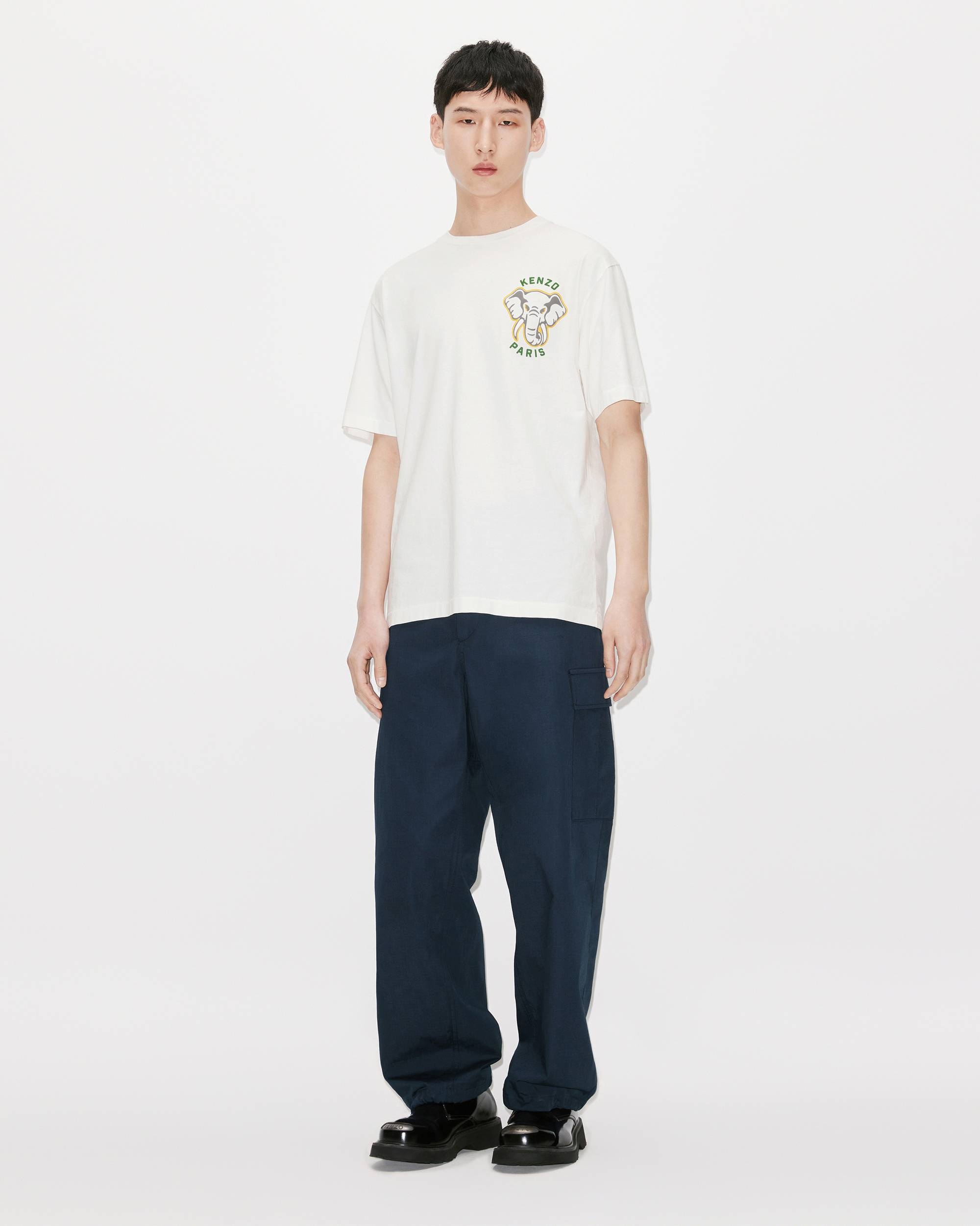 'Varsity Jungle' Elephant KENZO T-shirt - 4
