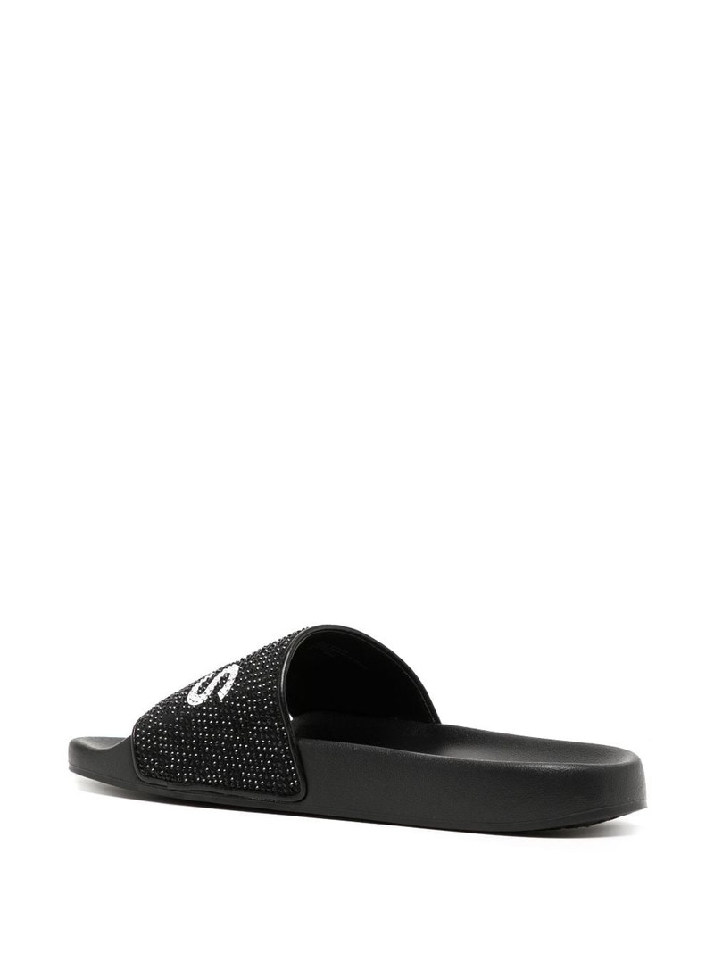 Gilmore rhinestone-embellished slides 3