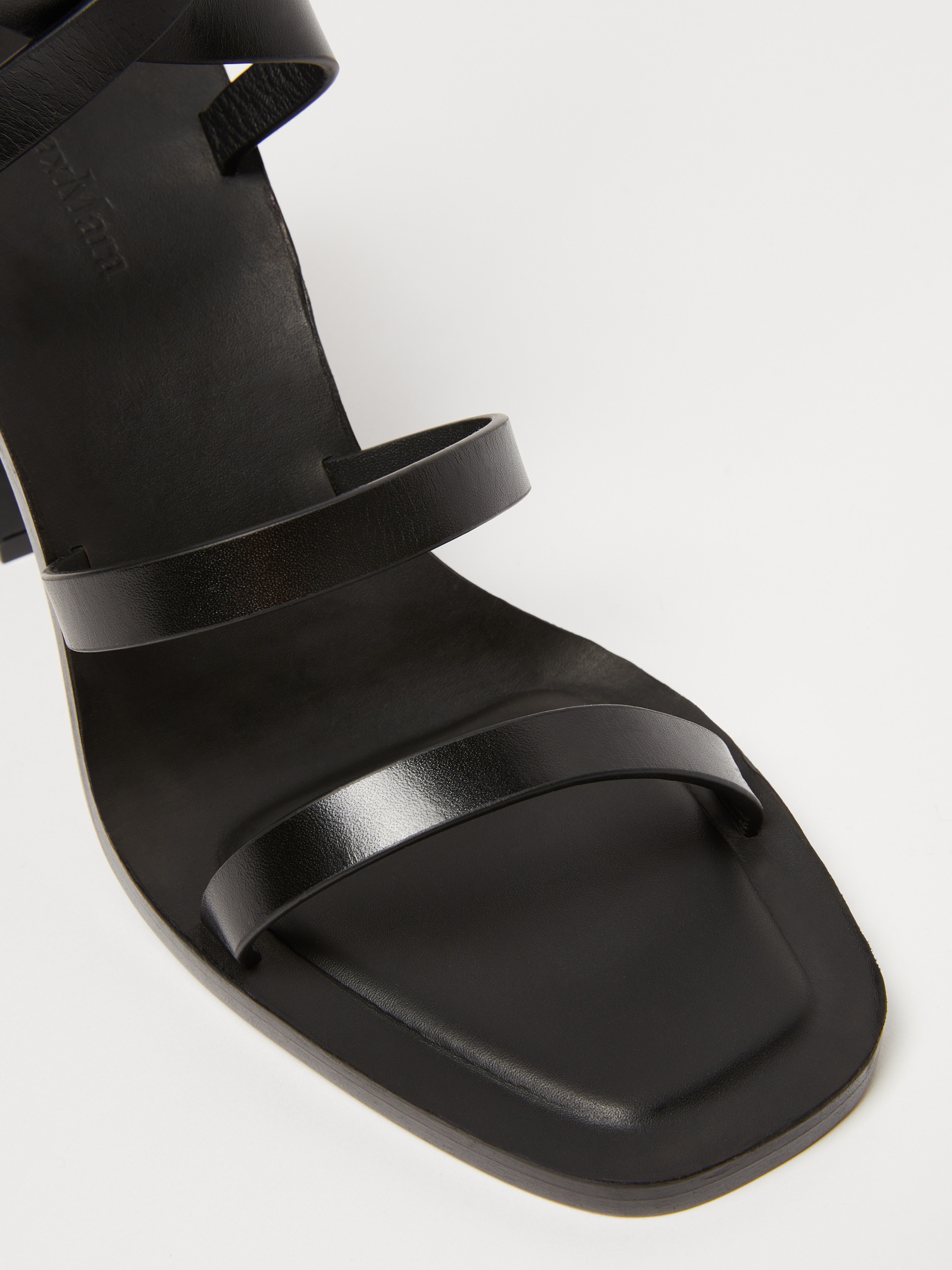 JUTTALSANDAL Smooth leather sandals - 5