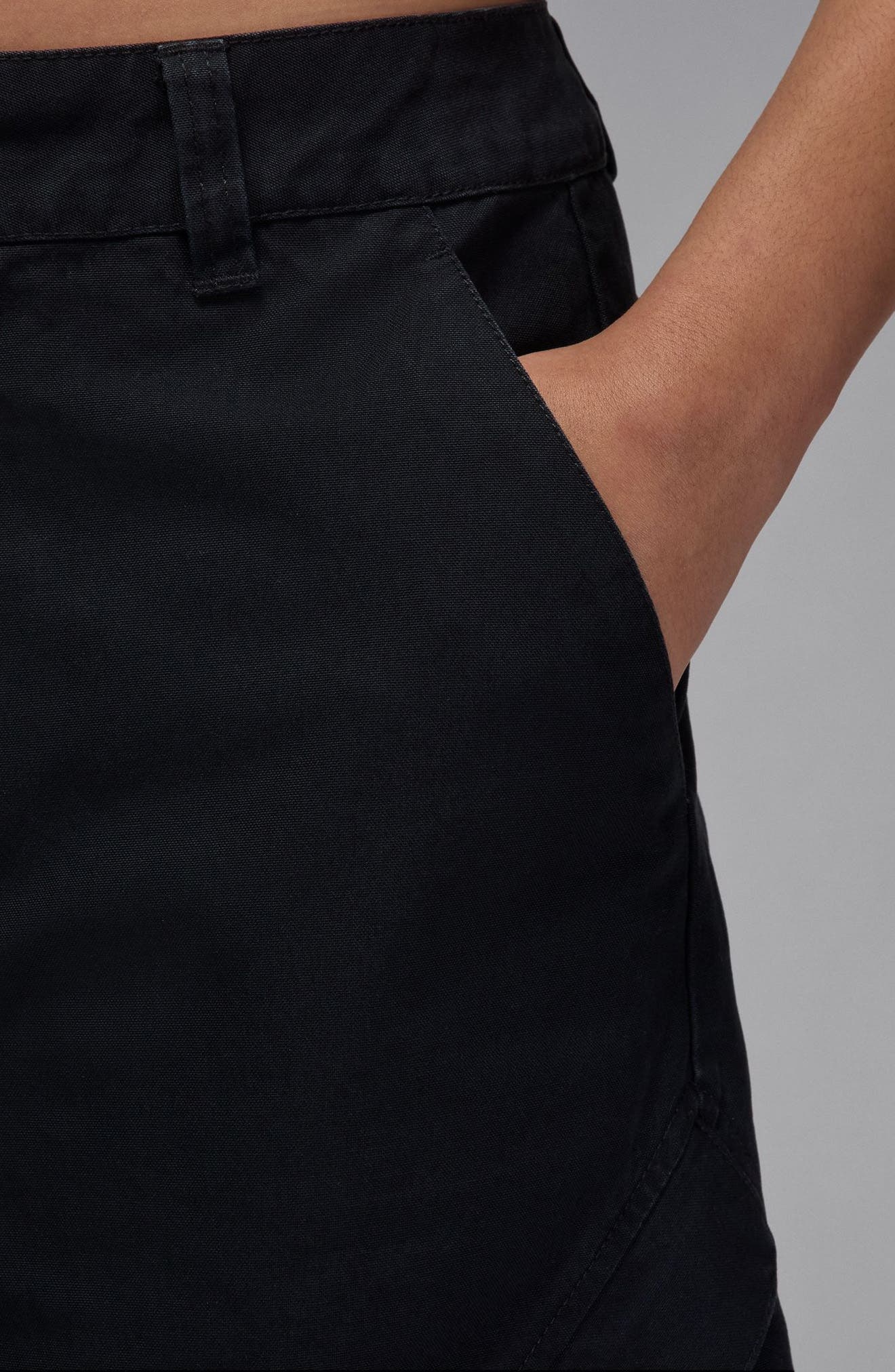 Jordan Flight Chicago Cotton Big Shorts in Black at Nordstrom - 3
