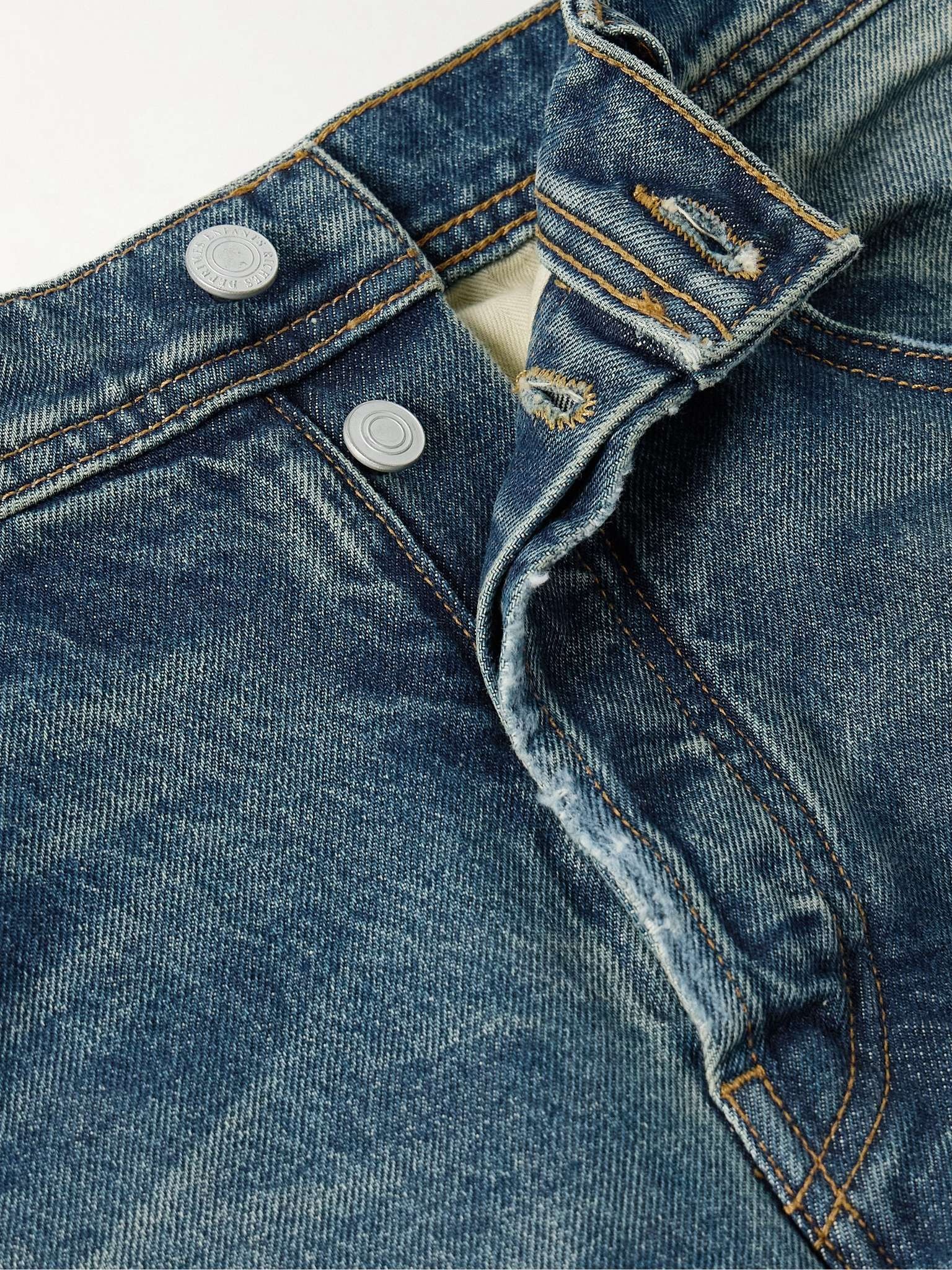 Straight-Leg Distressed Jeans - 3