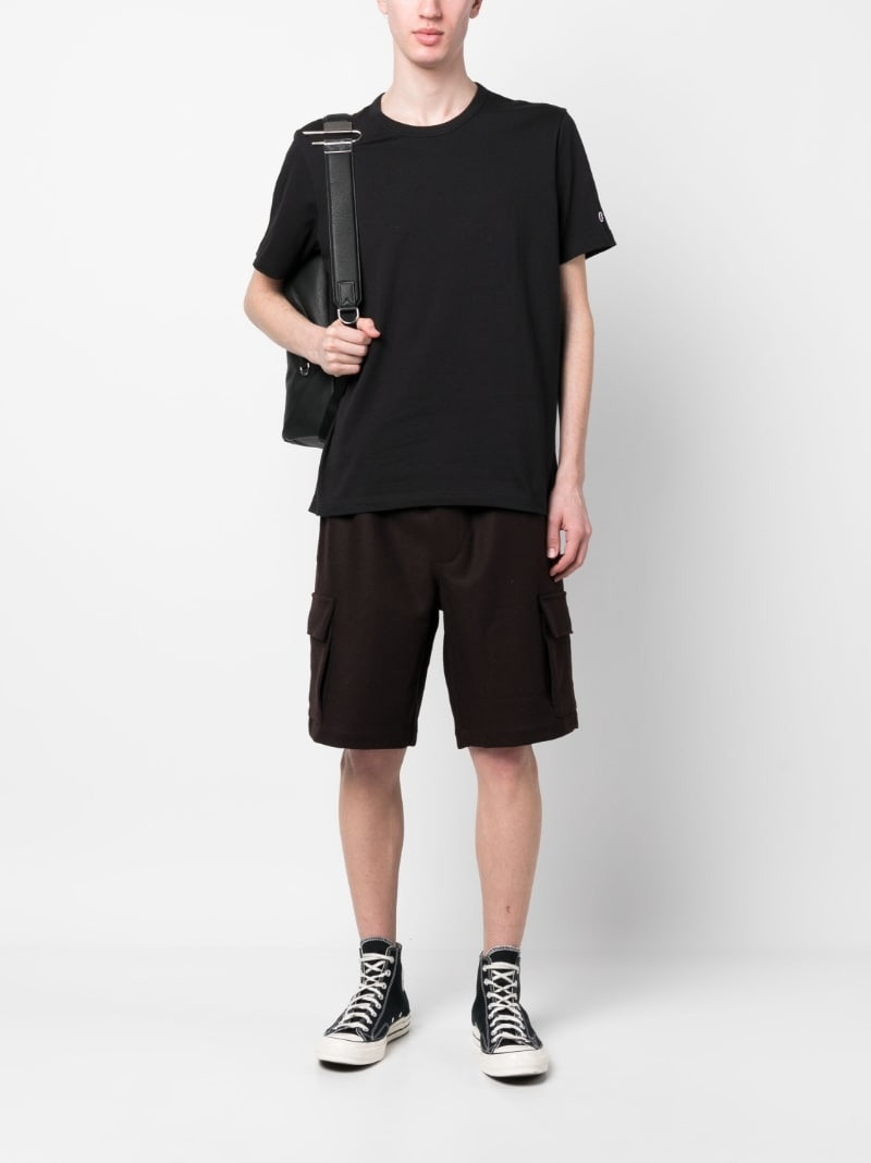 Champion logo-patch short-sleeve cotton T-shirt outlook