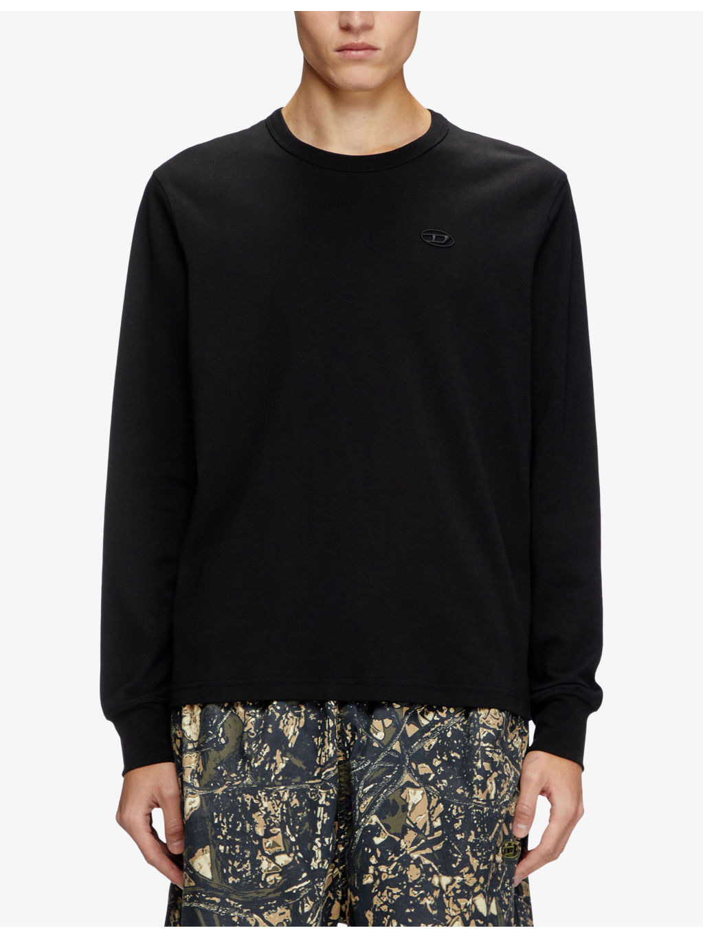 T-Adjust-Ls-Slits-R17 Long-Sleeved Cotton T-Shirt - 3