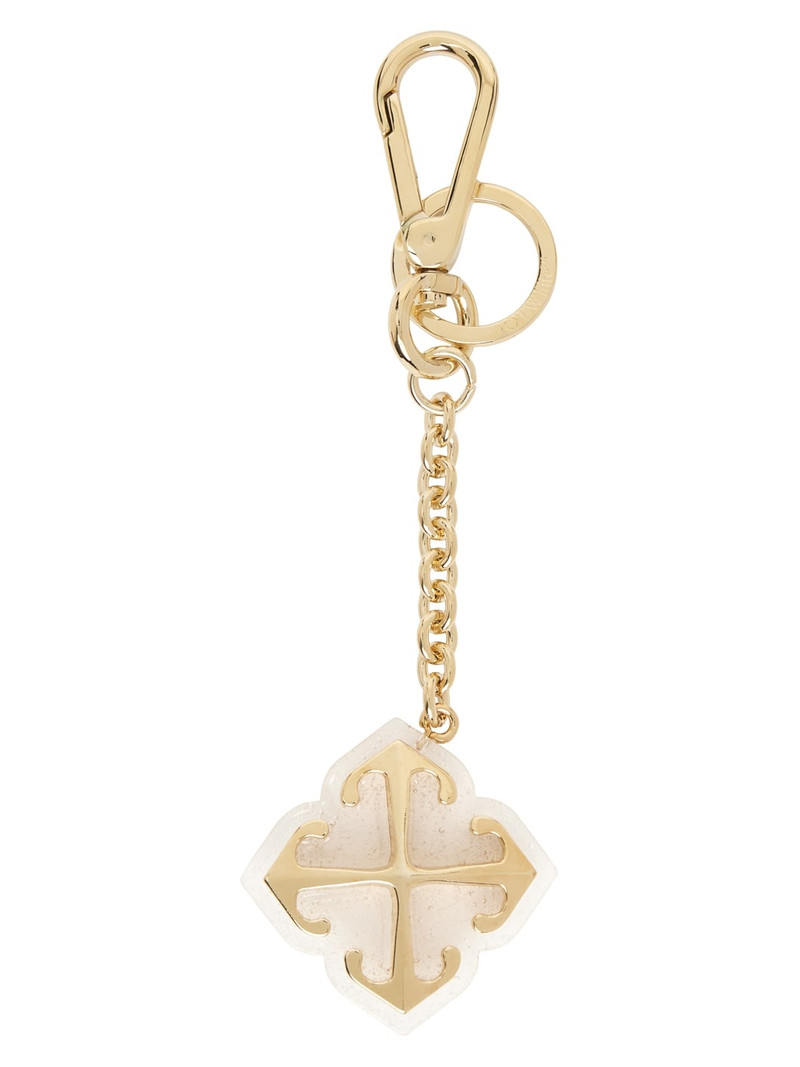 Gold Jitney Charm Keychain 1