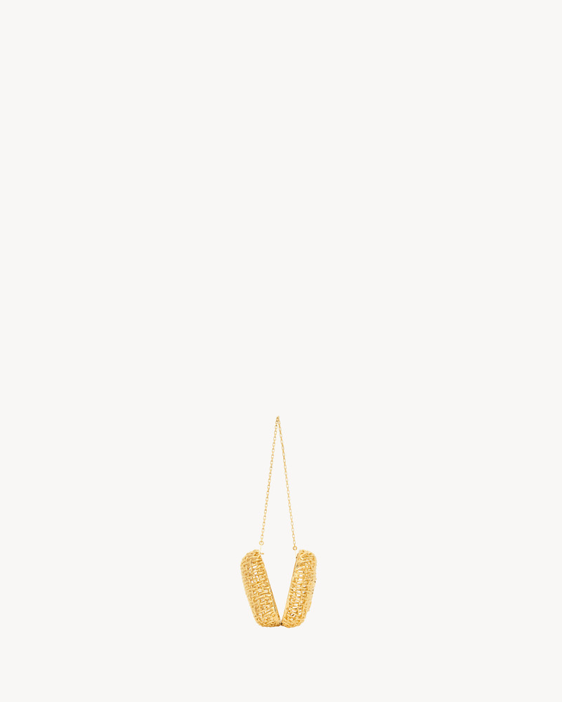 EVENING CLUTCH IN WOVEN METAL 4