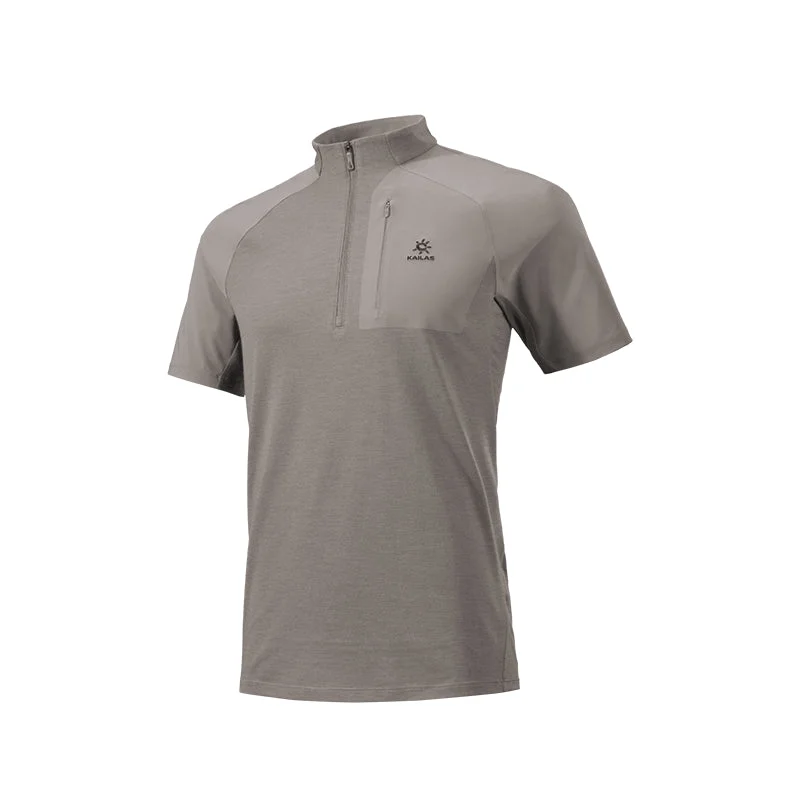 Kailas XM2 Merino Wool Half-Zip Short Sleeve T-Shirt Men's - 1