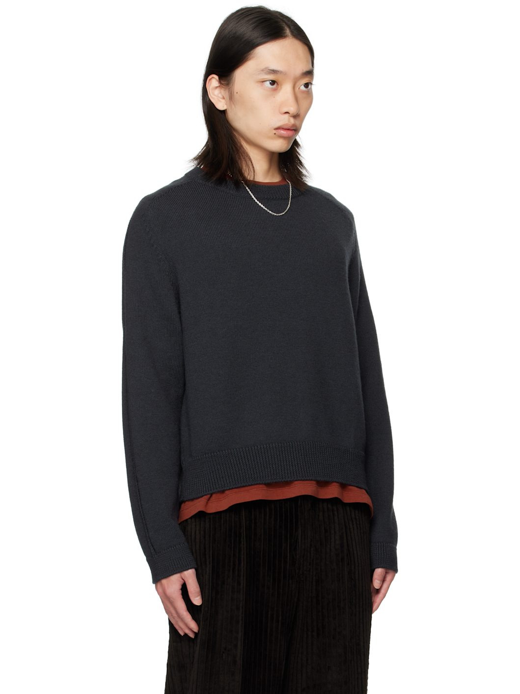 Black True Roundneck Sweater - 2