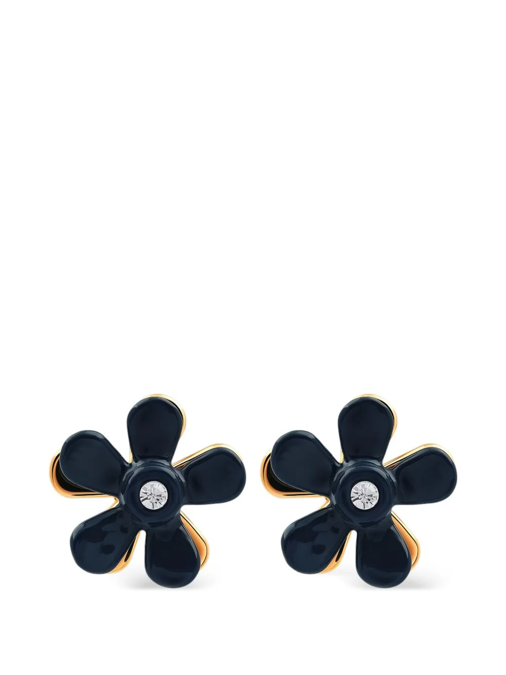 flower-shape earrings - 1