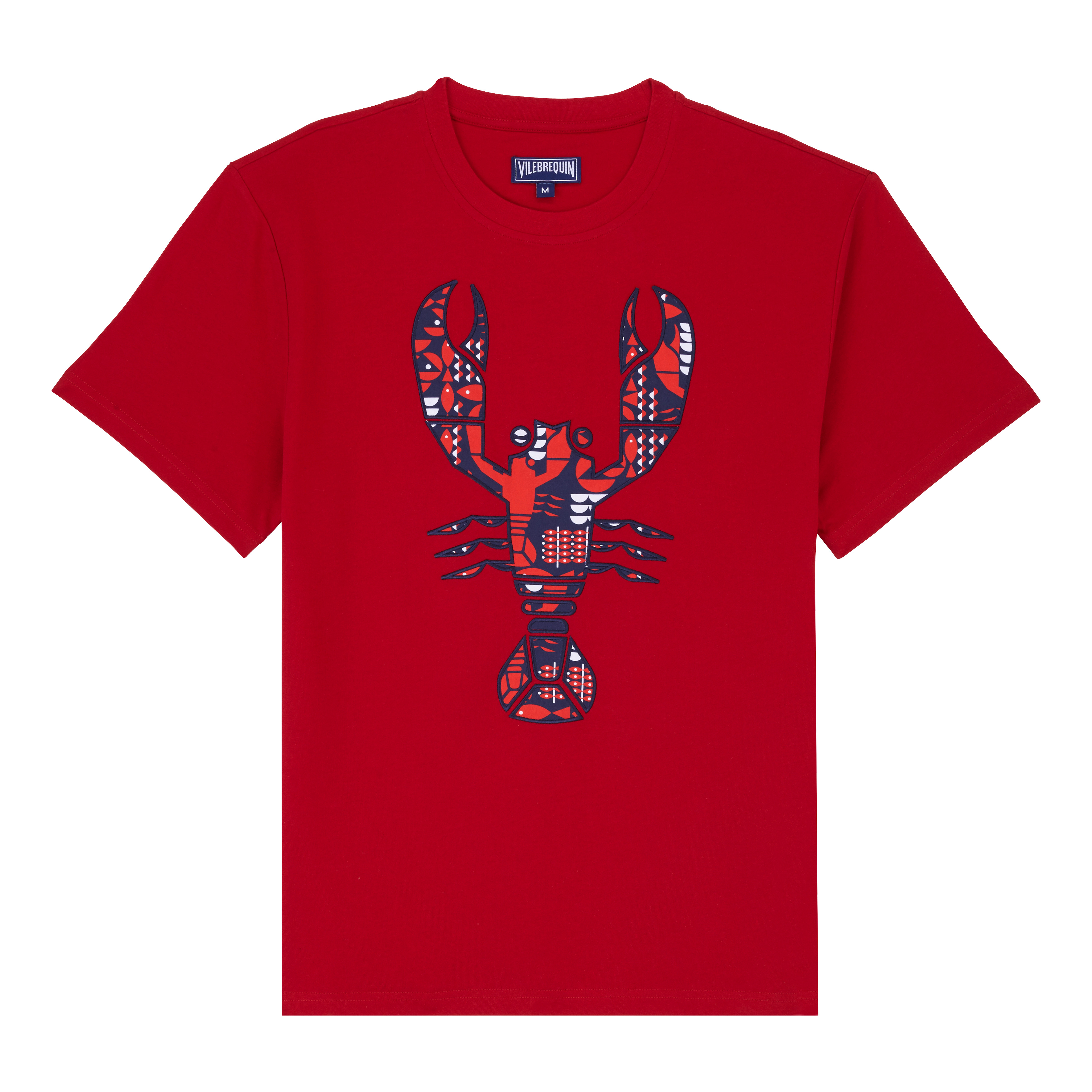 Men Oversized Organic Cotton T-Shirt Graphic Lobsters - 1