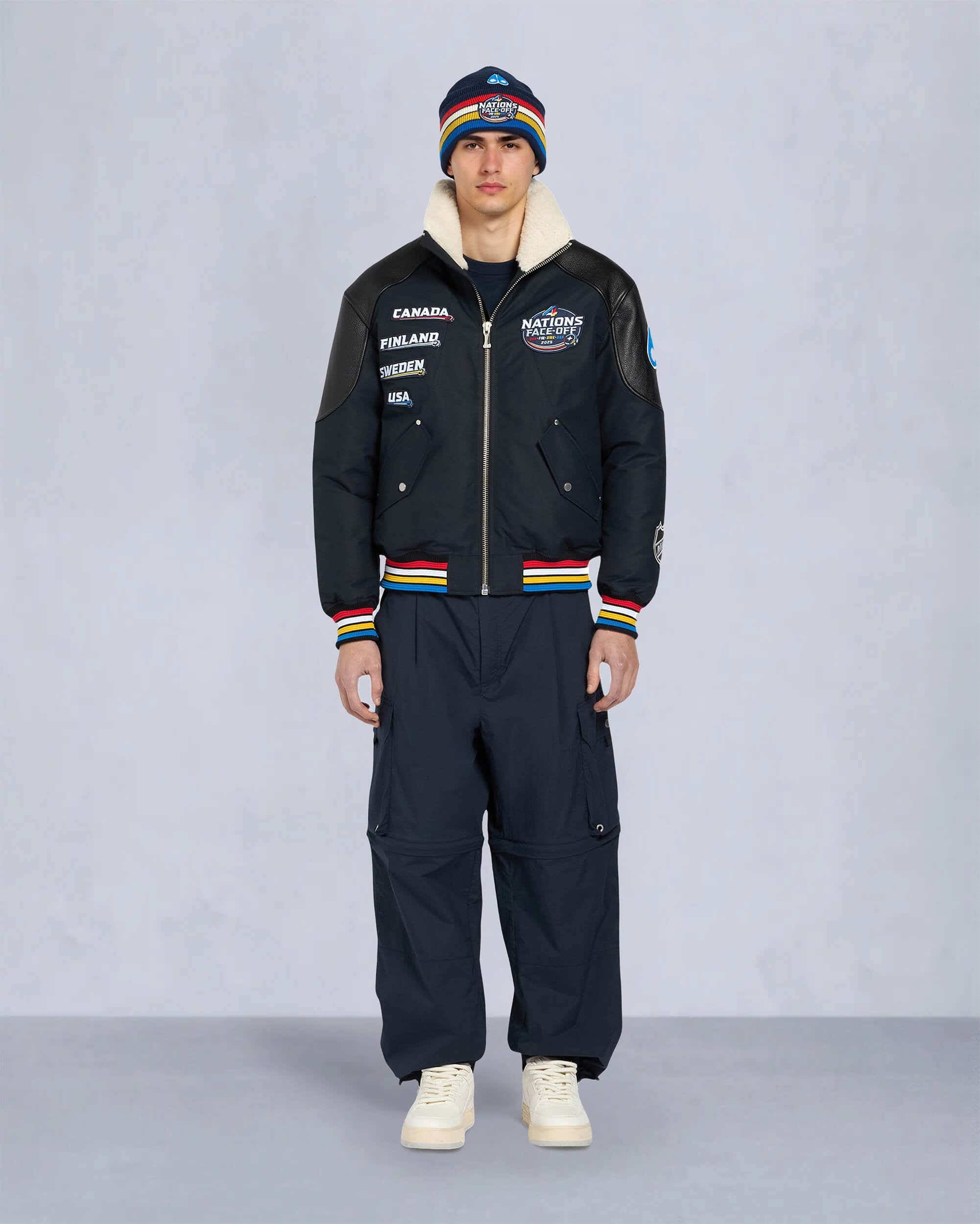 MOOSE KNUCKLES X NHL 4 NATIONS FACE-OFF BOMBER JACKET - 7