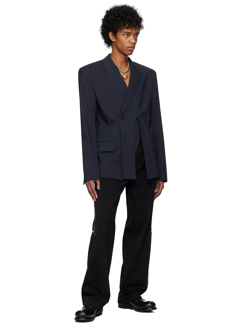 OTTOLINGER Navy Oversize Split Blazer outlook