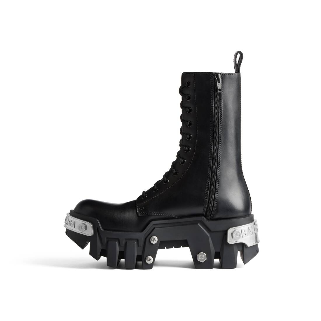 ●BLACK BALLED BALENCIAGA Balenciaga Bulldozer Lace Up Boots 'Black Matte