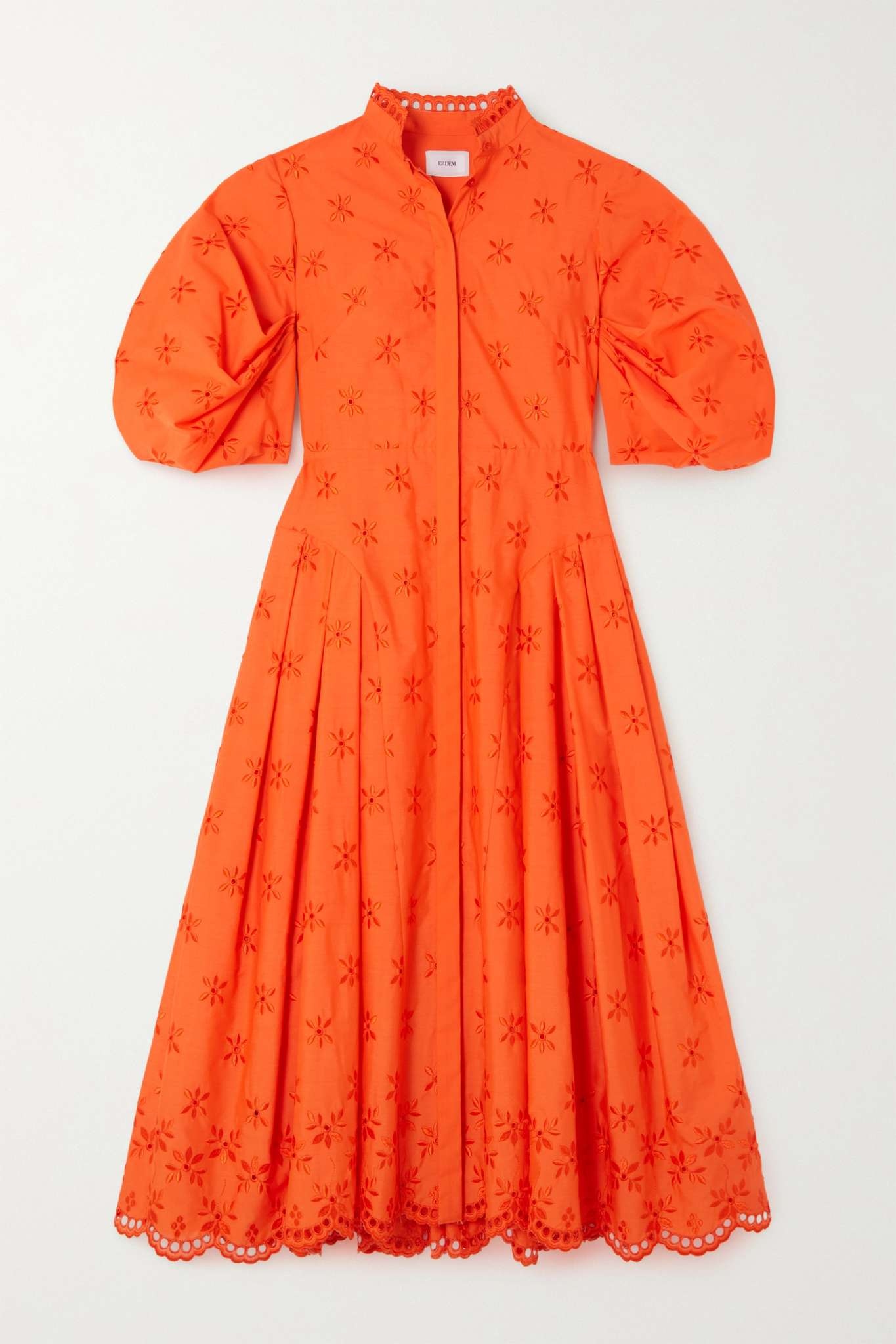 Zelda broderie anglaise poplin midi dress - 1