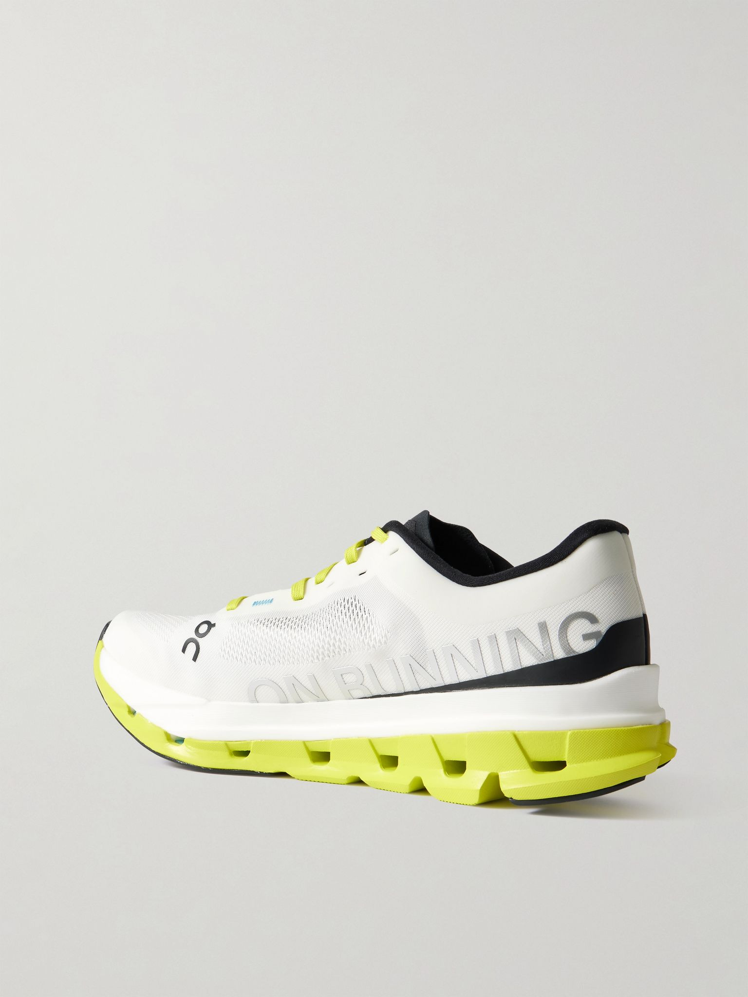 Cloudflow 5 Rubber-Trimmed Mesh Running Sneakers White - 4