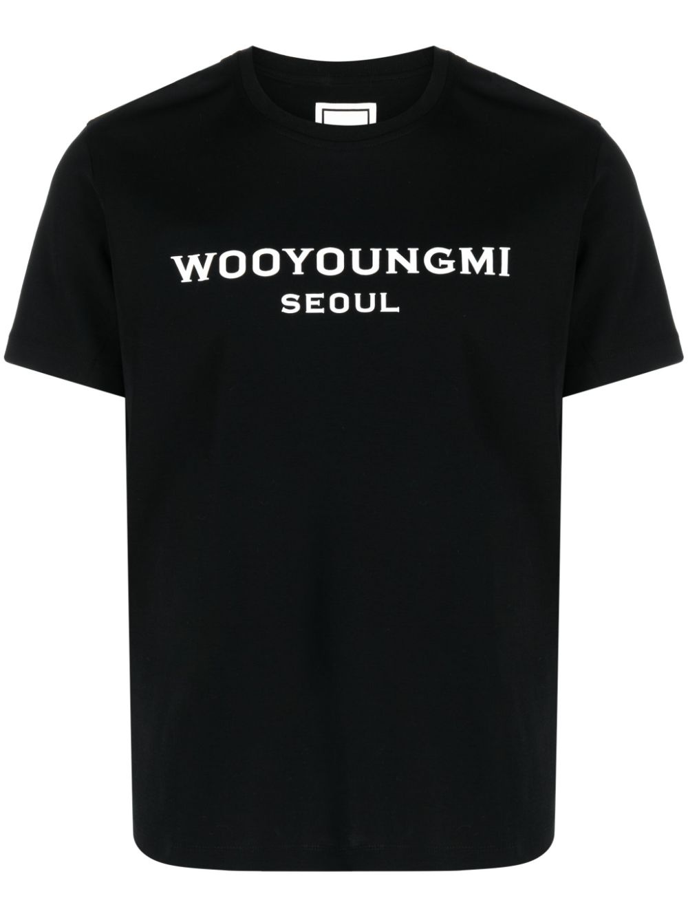 logo-print cotton T-shirt - 1