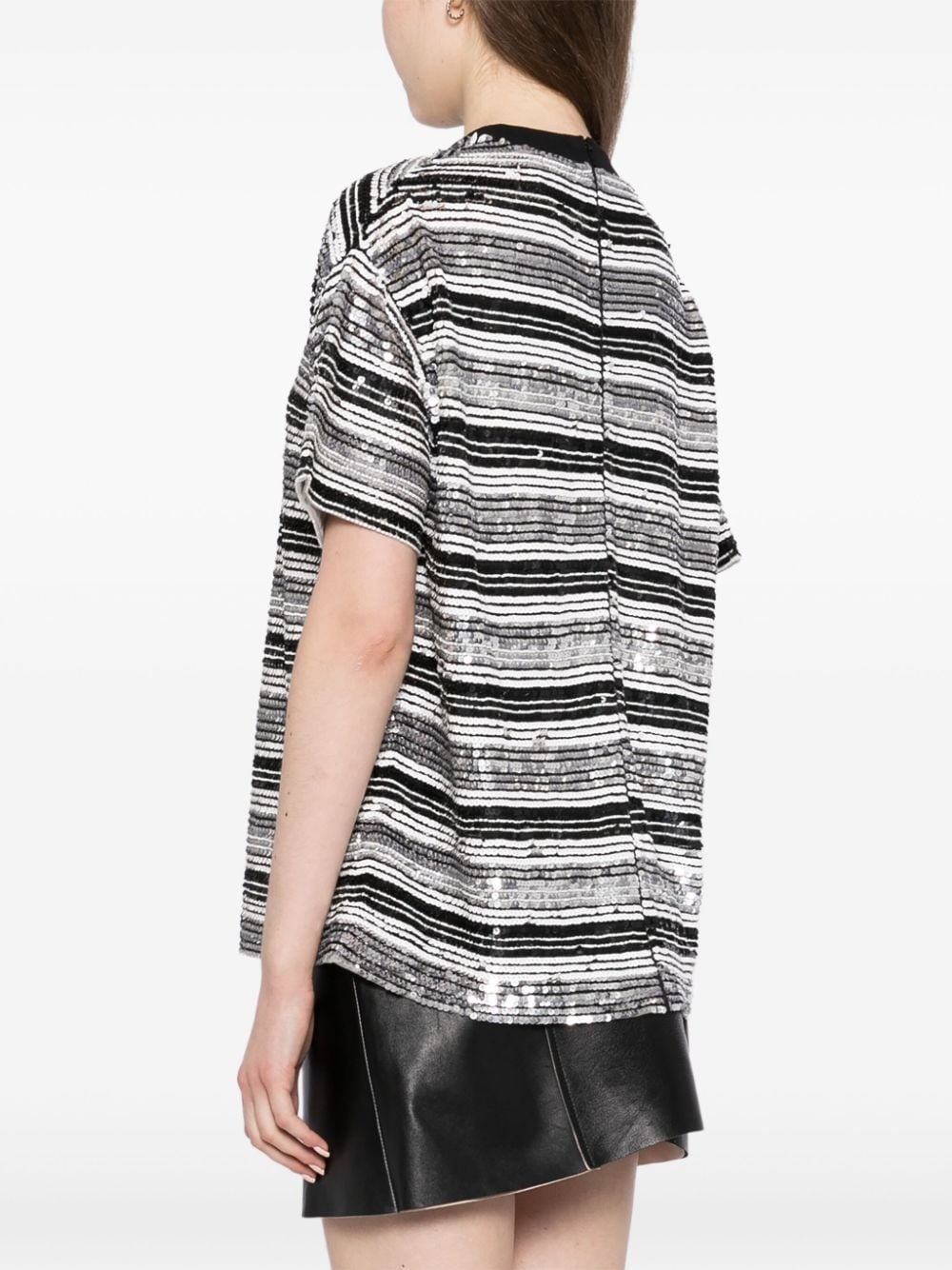 sequin-embellished top - 4