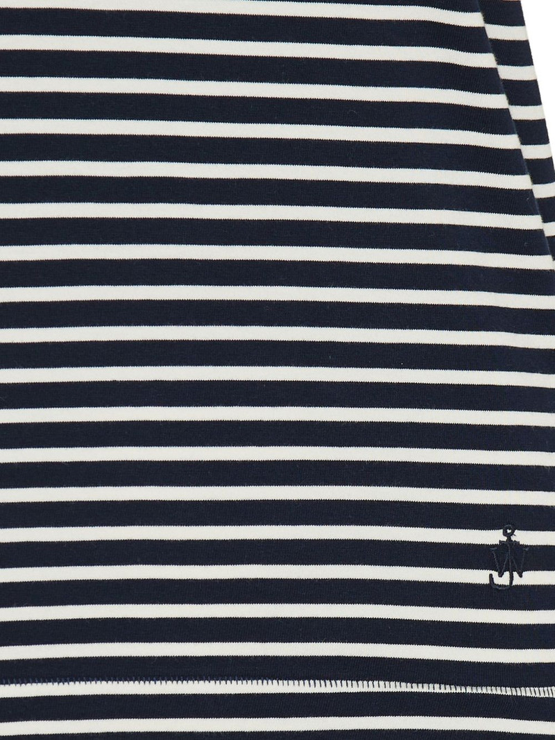 striped tie-sleeve T-shirt 3