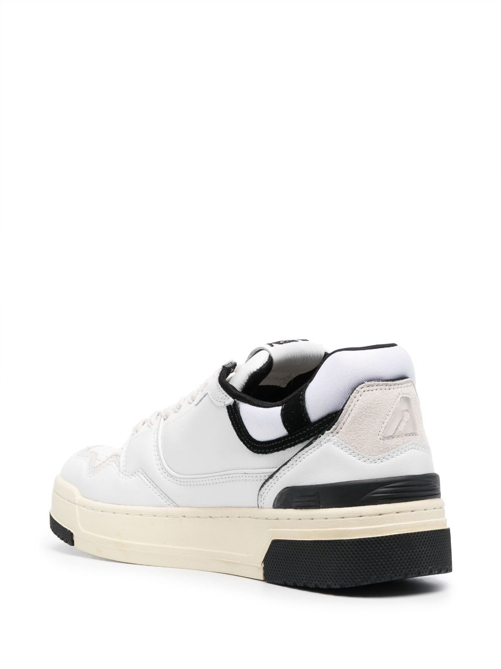Action low-top leather sneakers - 3