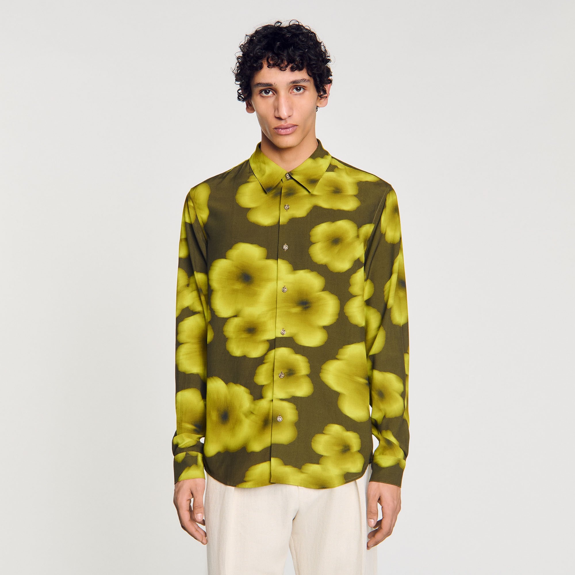 LOOSE-FIT FLORAL SHIRT - 4