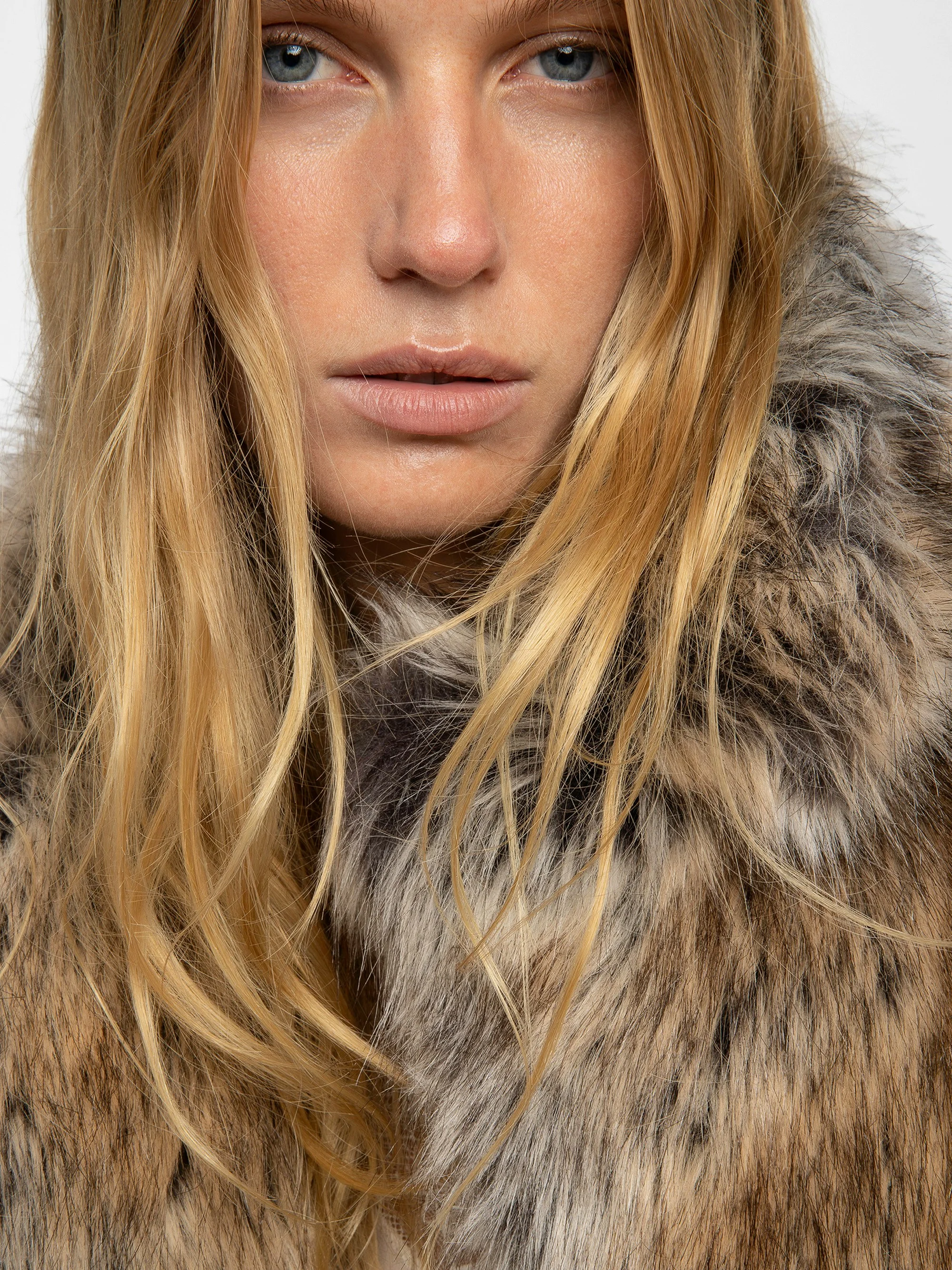 Zadig & Voltaire Faune Short Faux Fur Coat | REVERSIBLE
