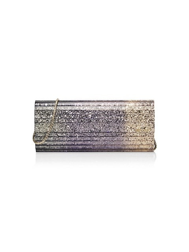 Sweetie Glitter Acrylic Clutch-On-Chain - 1