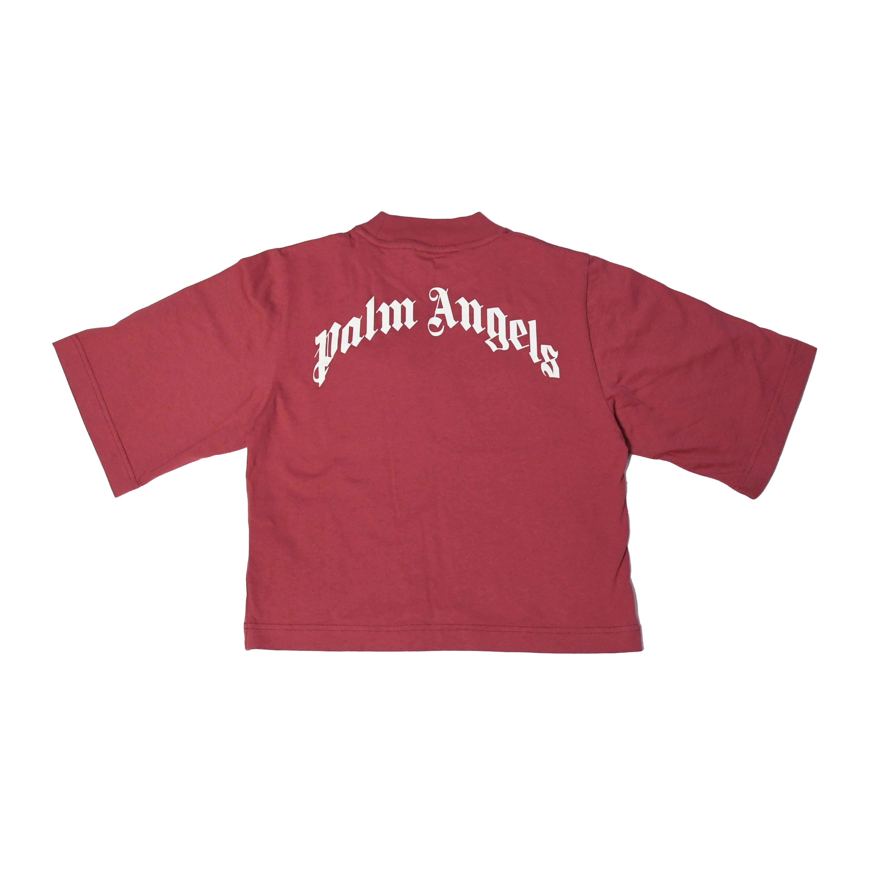 Palm Angels Bear Cropped T-shirt Red - 2