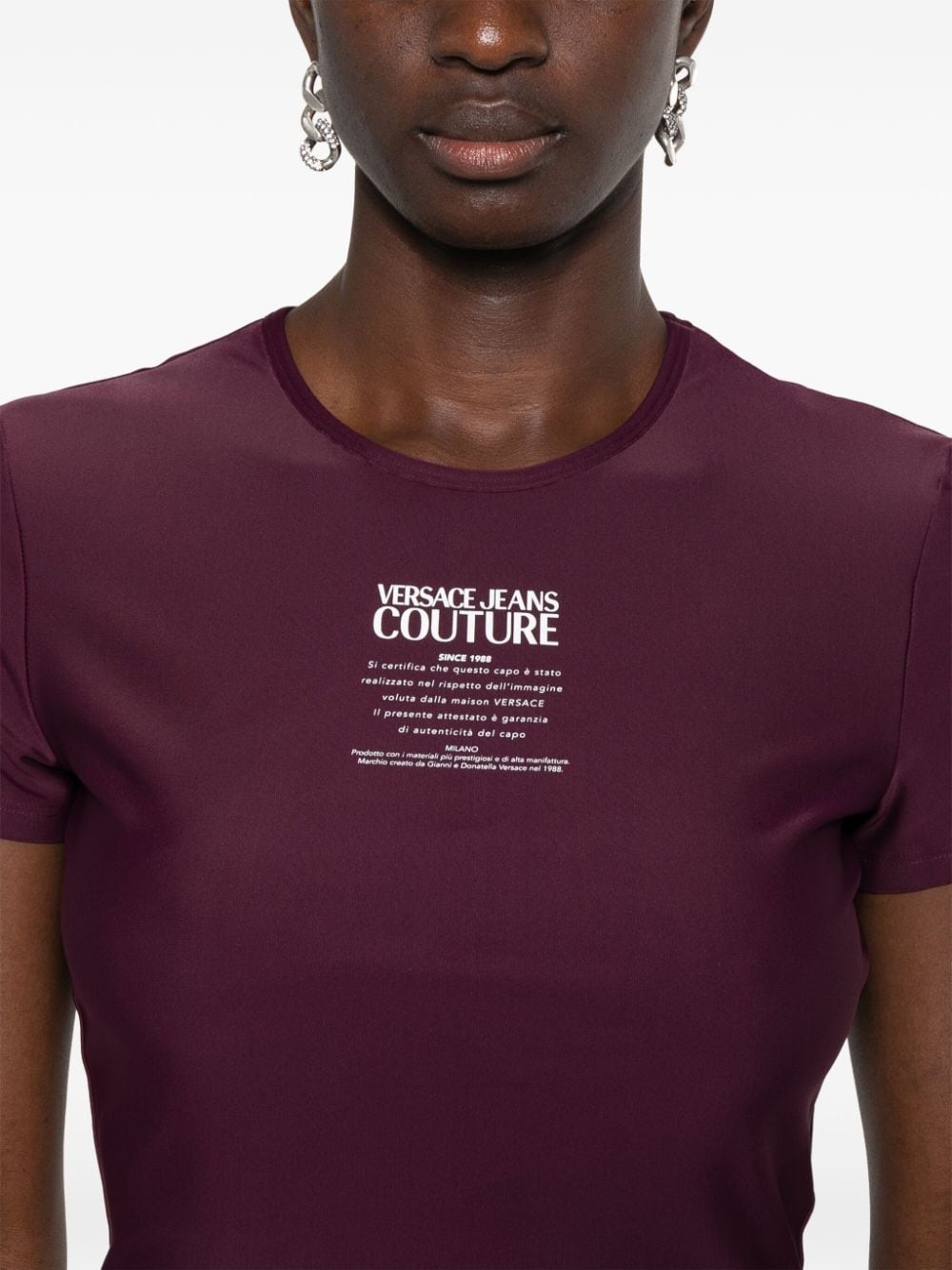 Warranty-logo cropped T-shirt - 5
