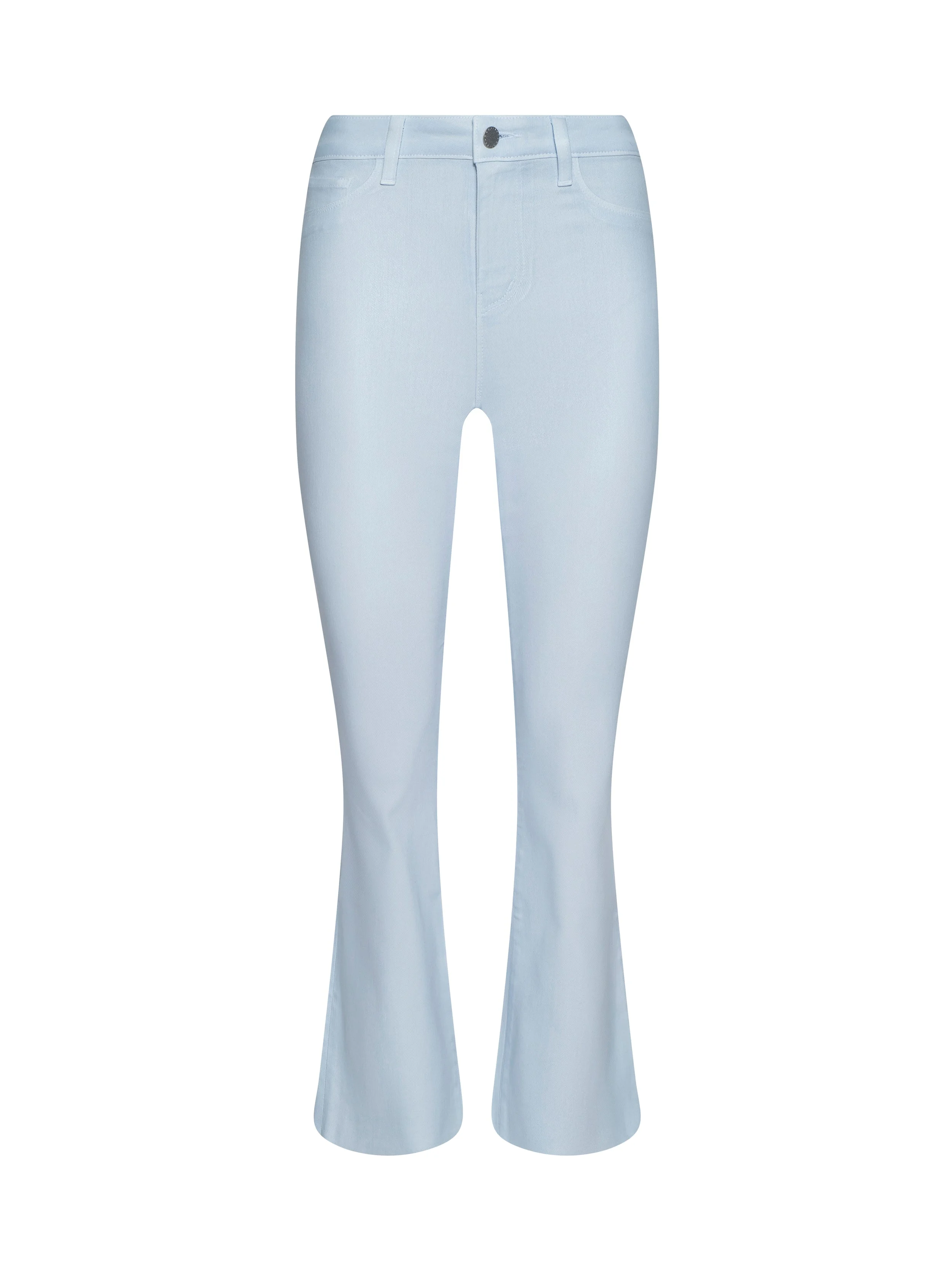 Kendra Coated Cropped Flare Jean - 1