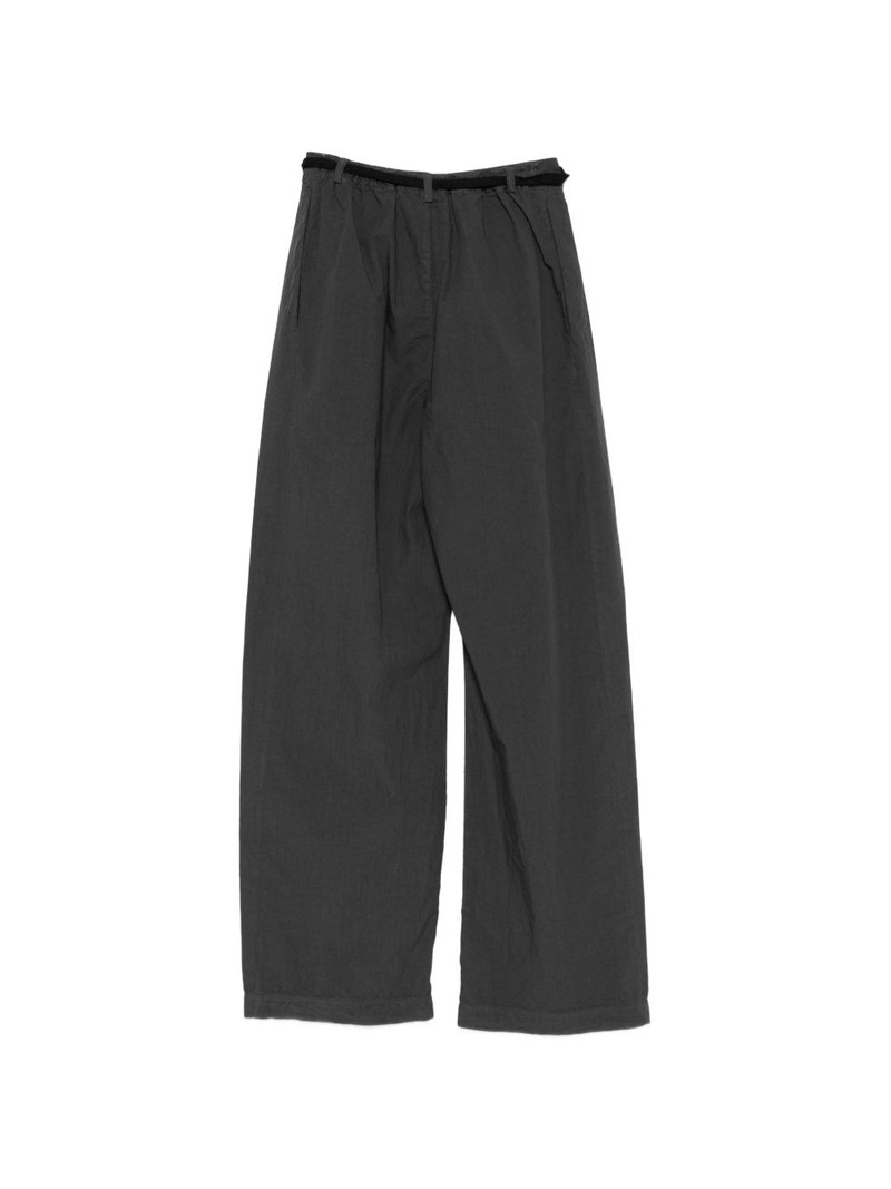 BARENA pleated rope-belt trousers outlook