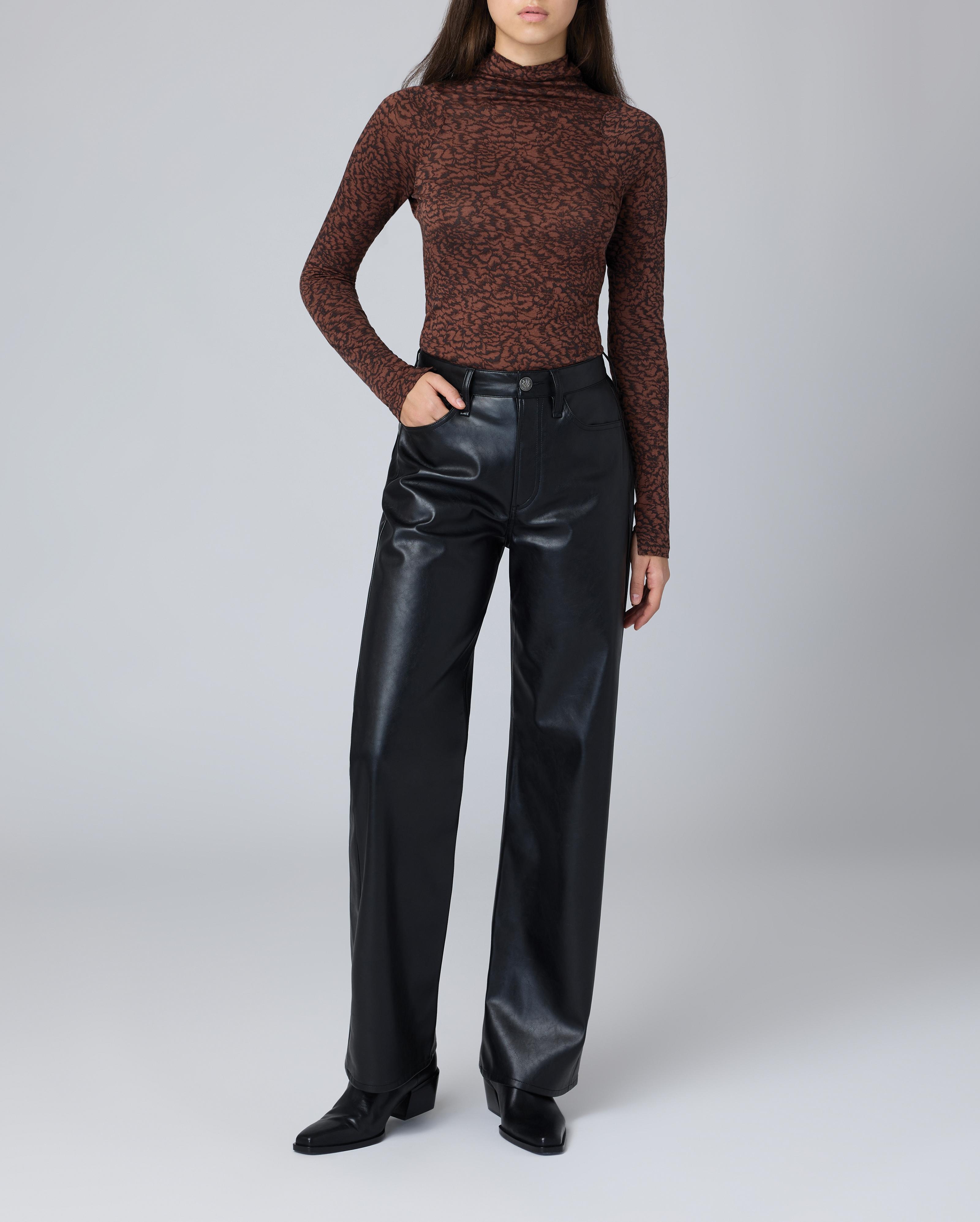 Logan Faux Leather Pant - 1