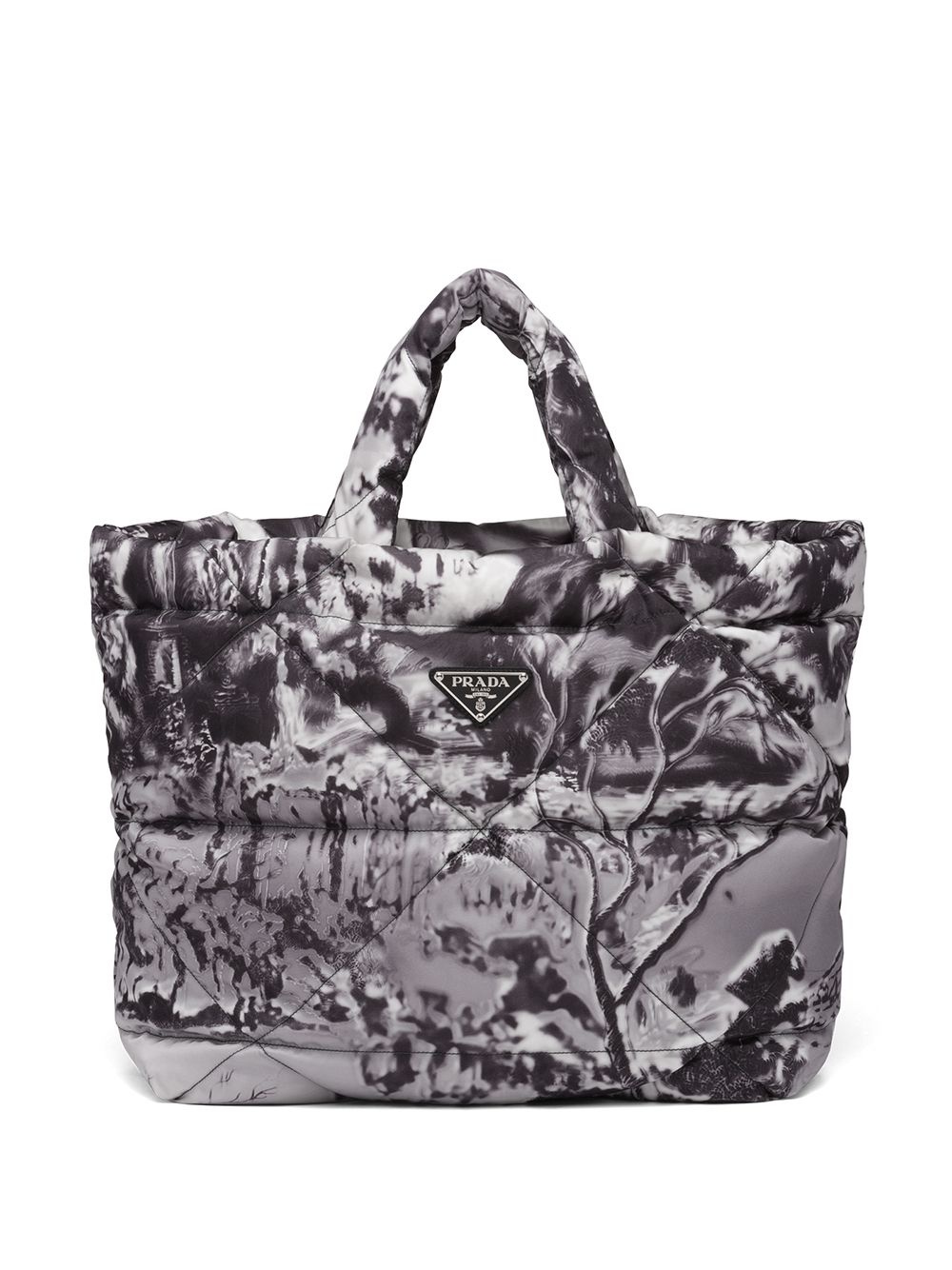 printed Re-Nylon tote bag - 1