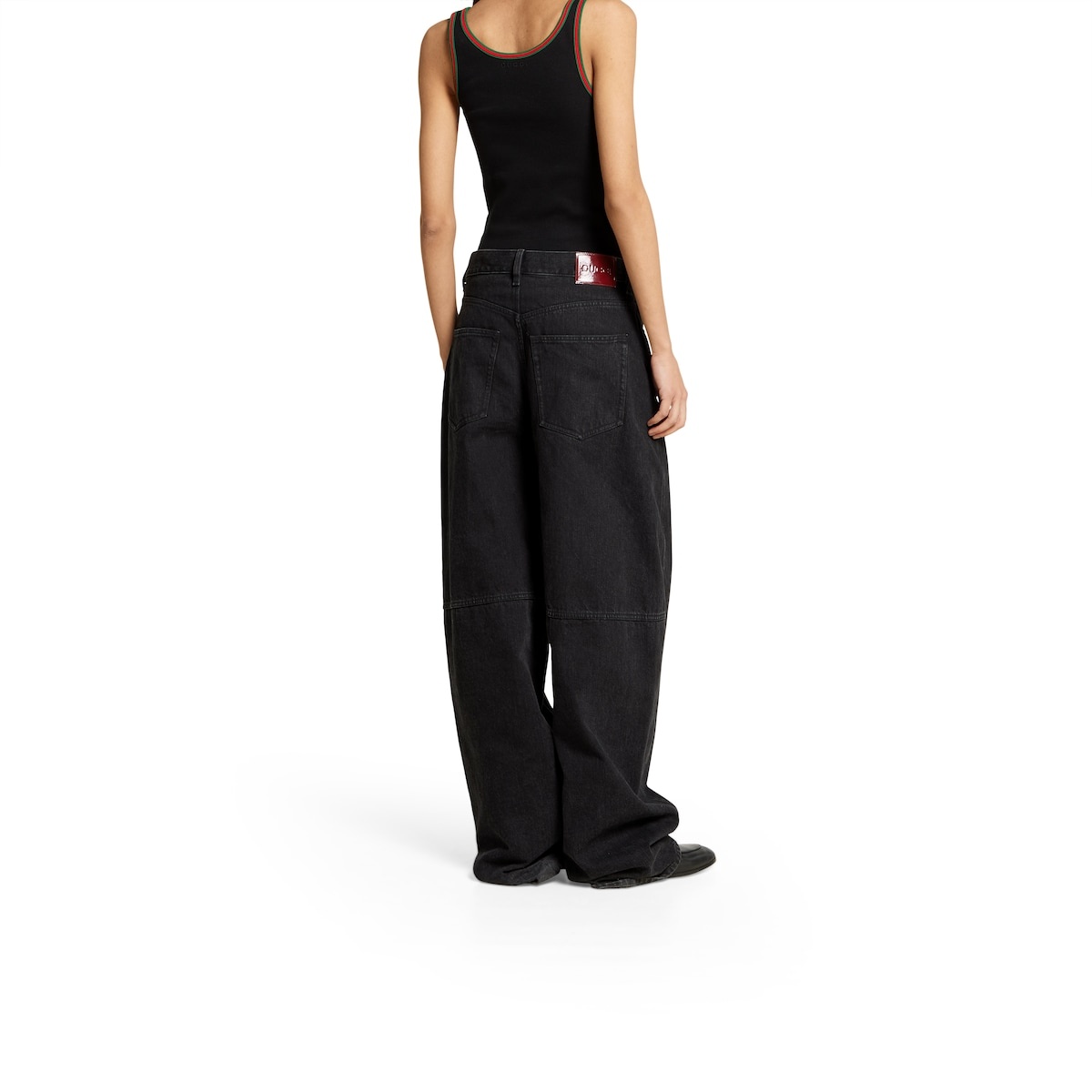 Balloon denim pant - 4