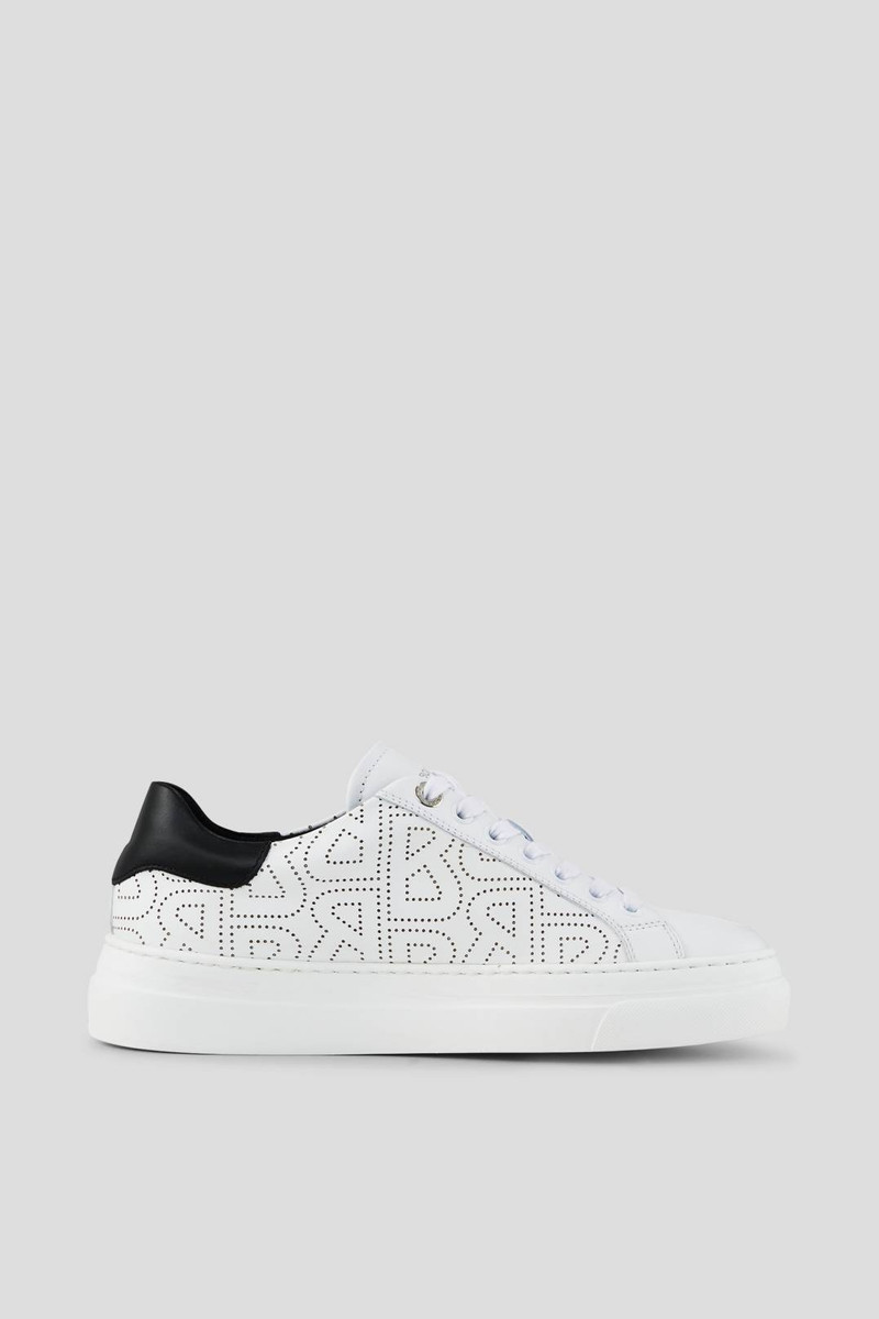 BOGNER BARCELONA SNEAKERS IN WHITE/BLACK outlook