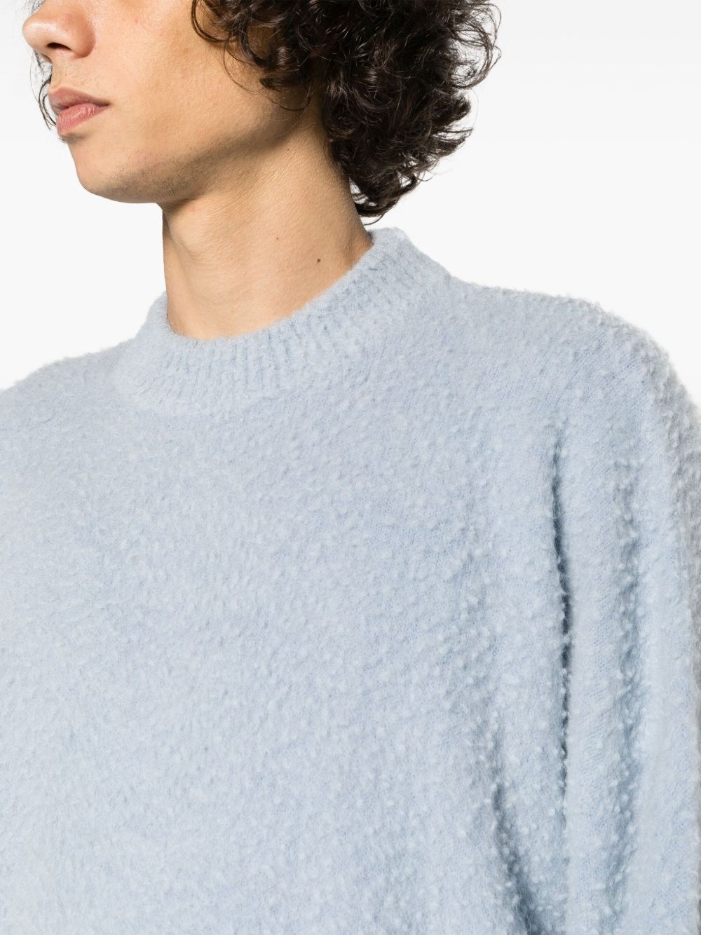 crew-neck logo-tag jumper - 5