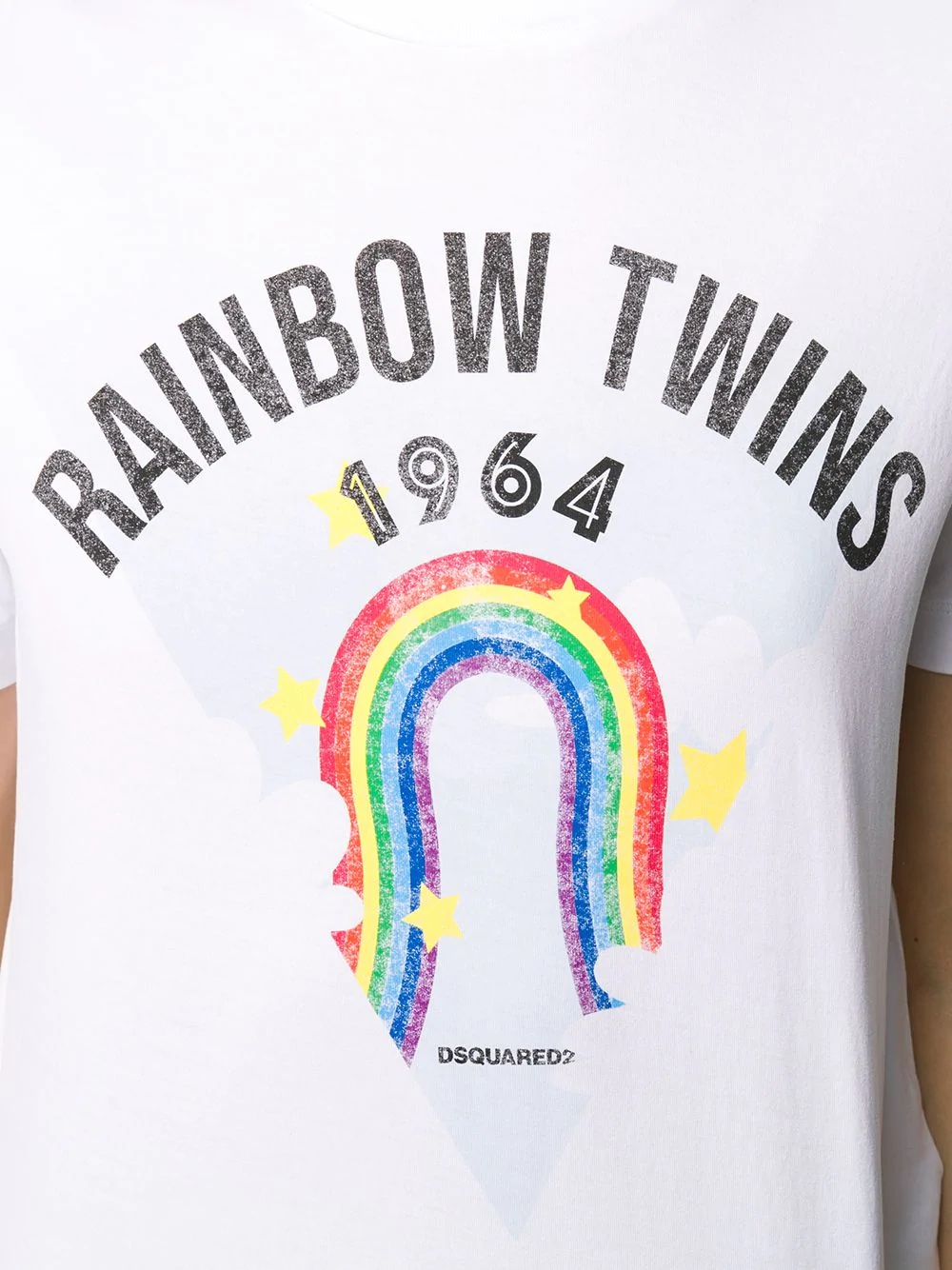 rainbow print T-shirt - 5