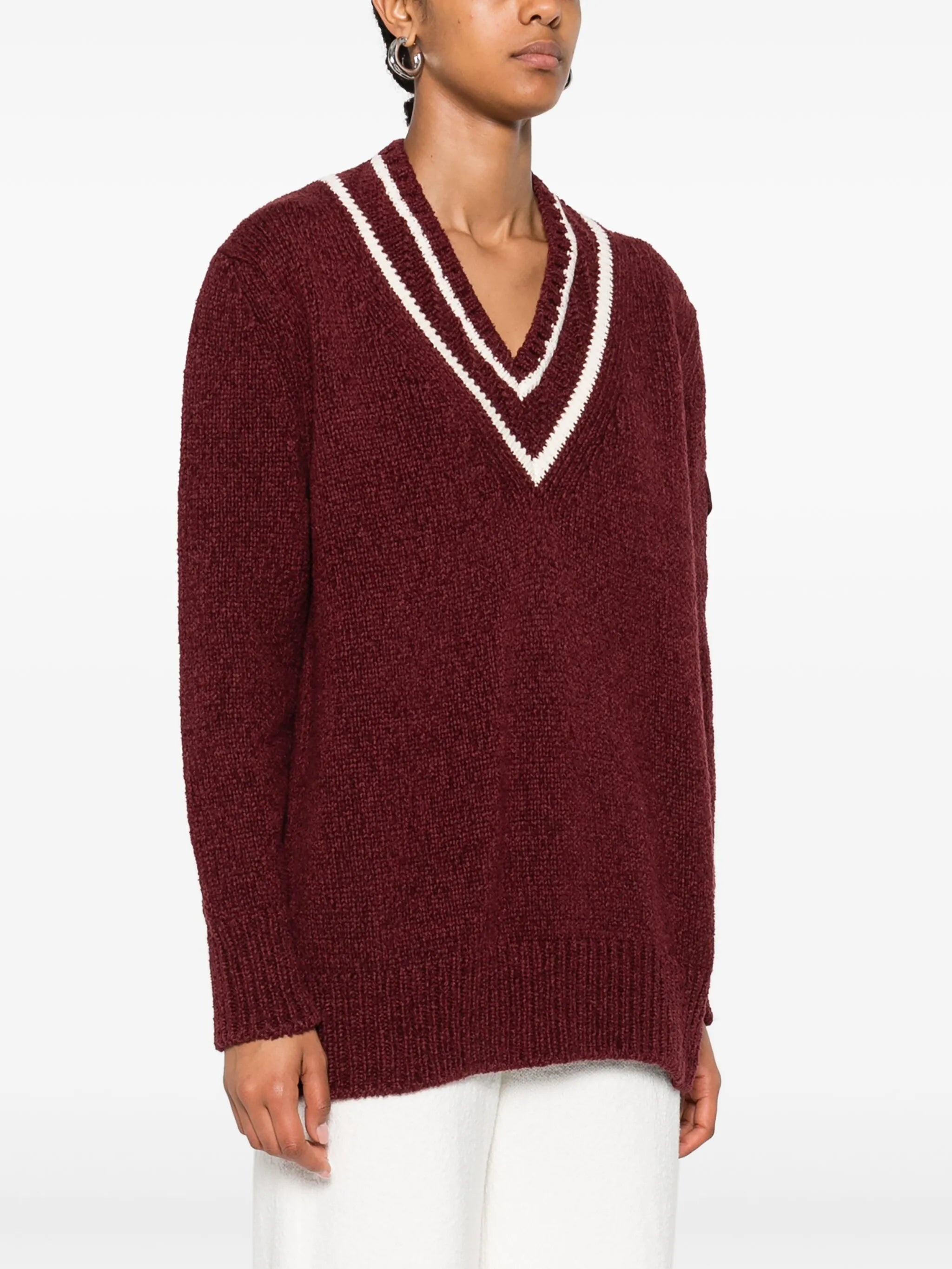 Moncler V-neck Sweater - 2